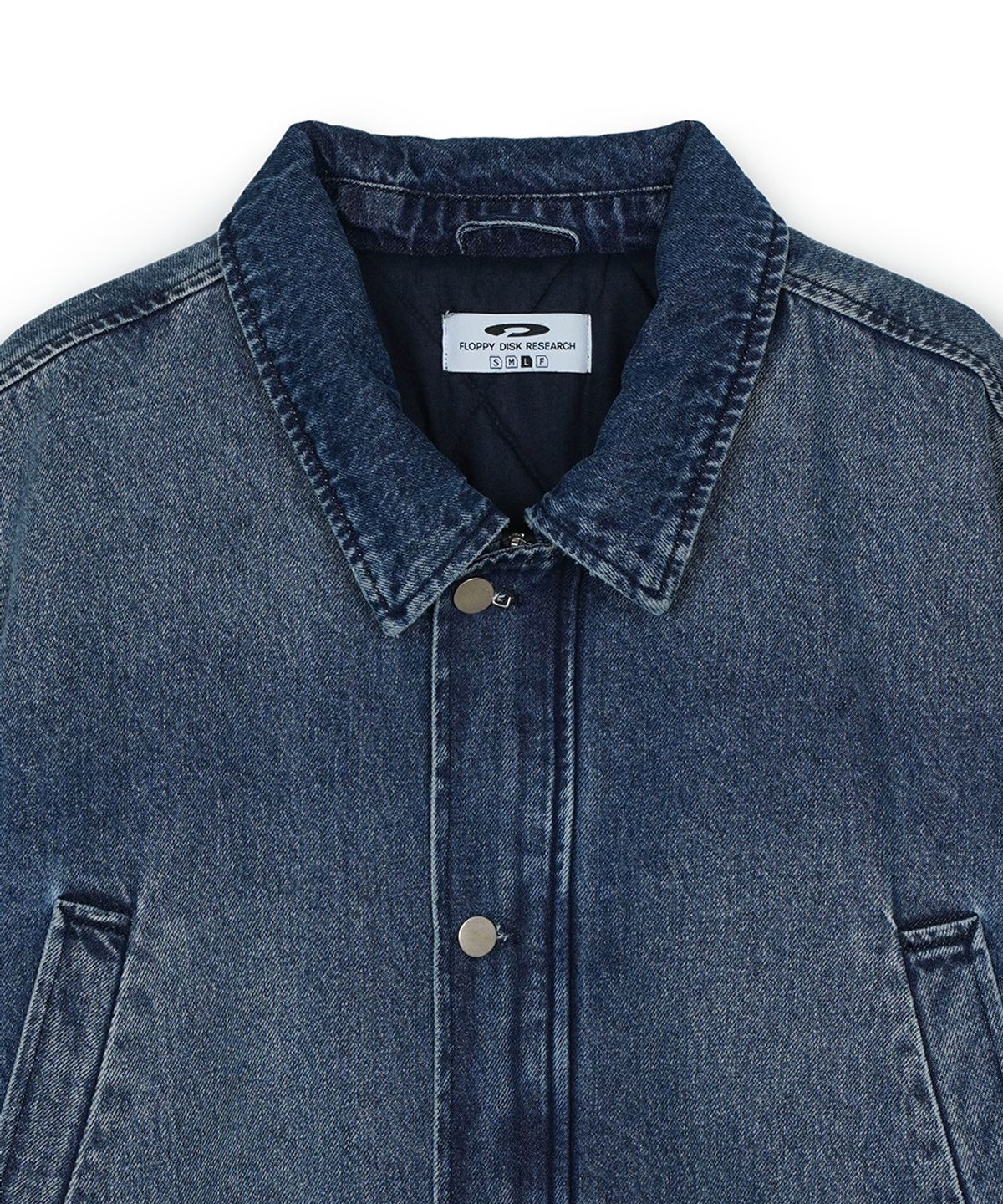 에프디알(FDR) Denim Work Chore Quilting Jacket Blue