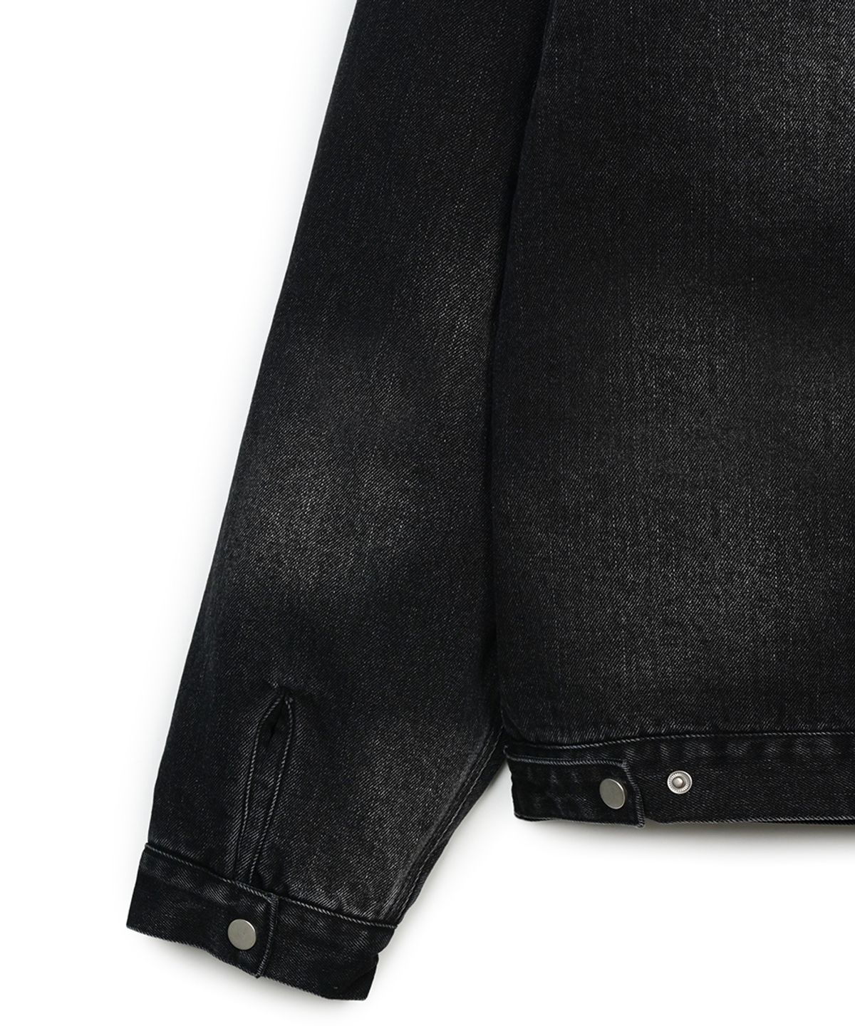에프디알(FDR) Heavy Denim Work Hood Quilting Jacket Black