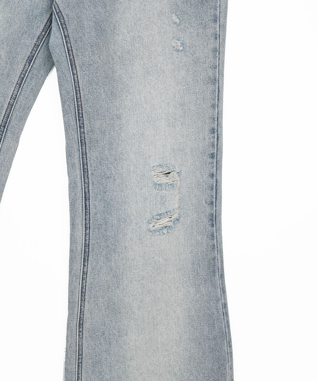 에프디알(FDR) Mans Vintage Flare Fit Denim Jeans Blue