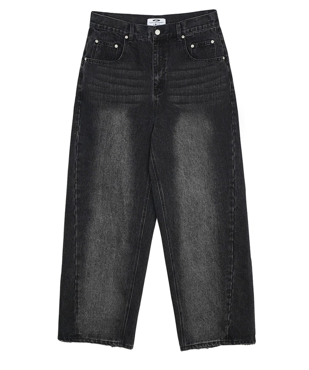 에프디알(FDR) Old School Wide Fit Denim Jeans Black