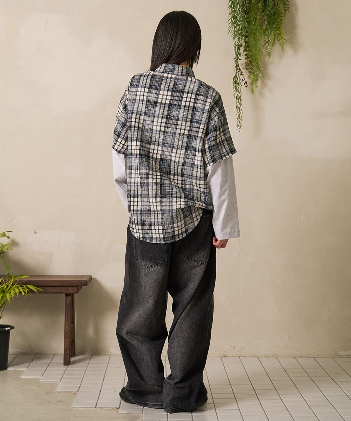 에프디알(FDR) Old School Wide Fit Denim Jeans Black