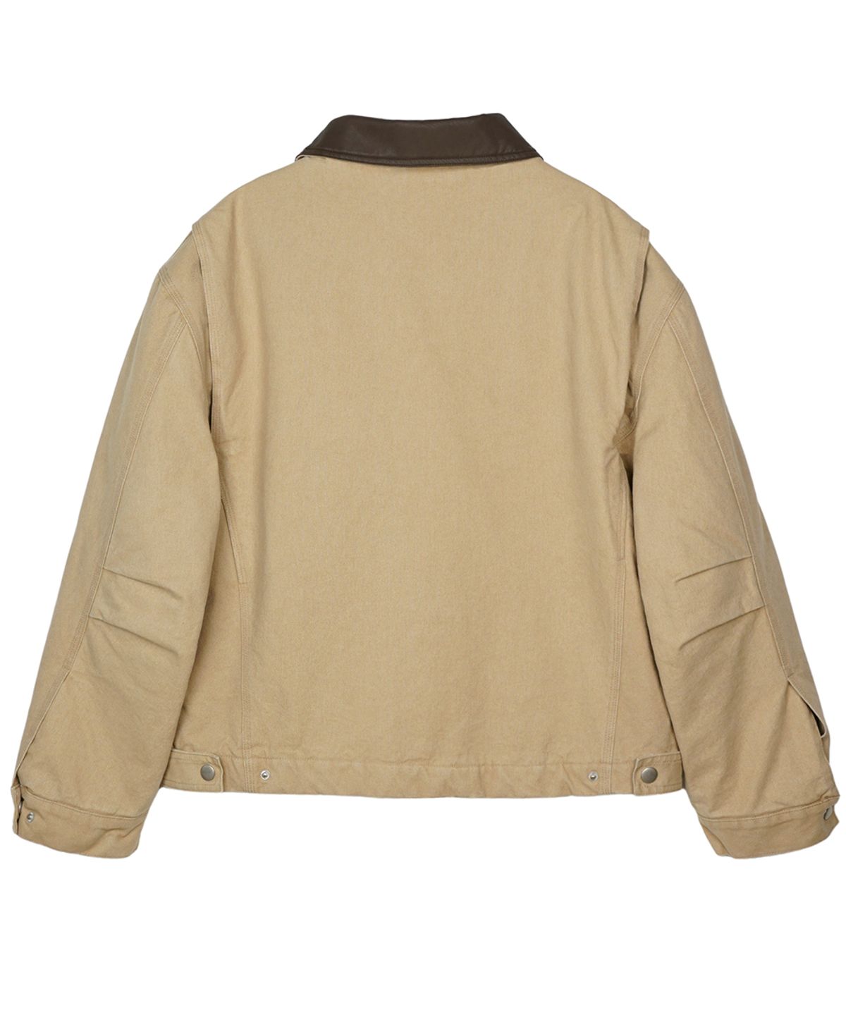 에프디알(FDR) Vintage Wash Trucker Quilting Jacket Beige