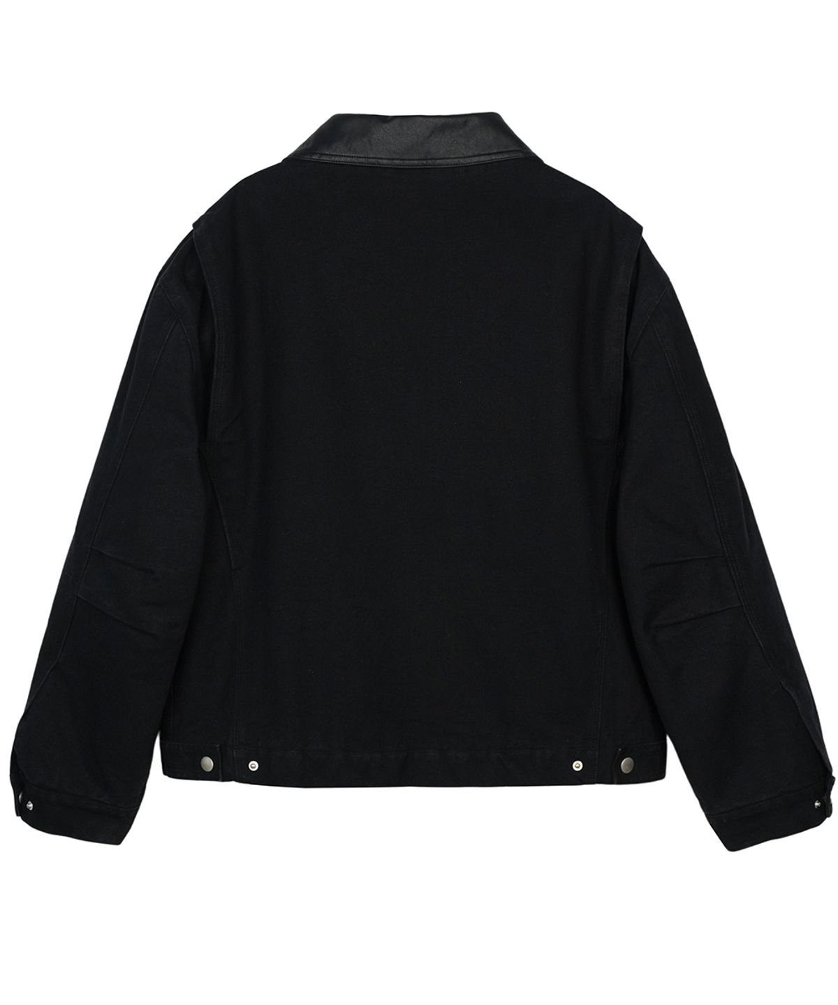 에프디알(FDR) Vintage Wash Trucker Quilting Jacket Black