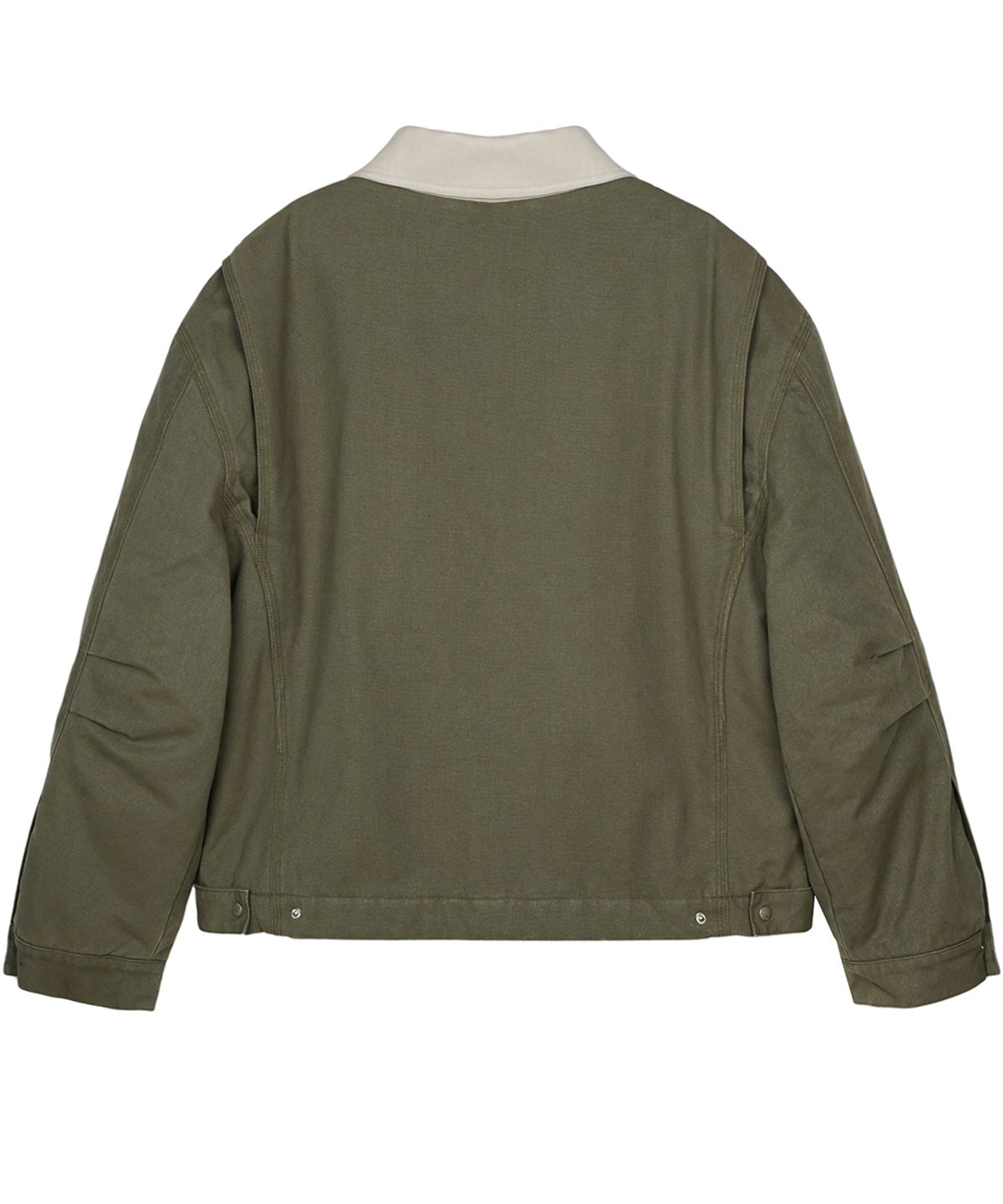 에프디알(FDR) Vintage Wash Trucker Quilting Jacket Khaki