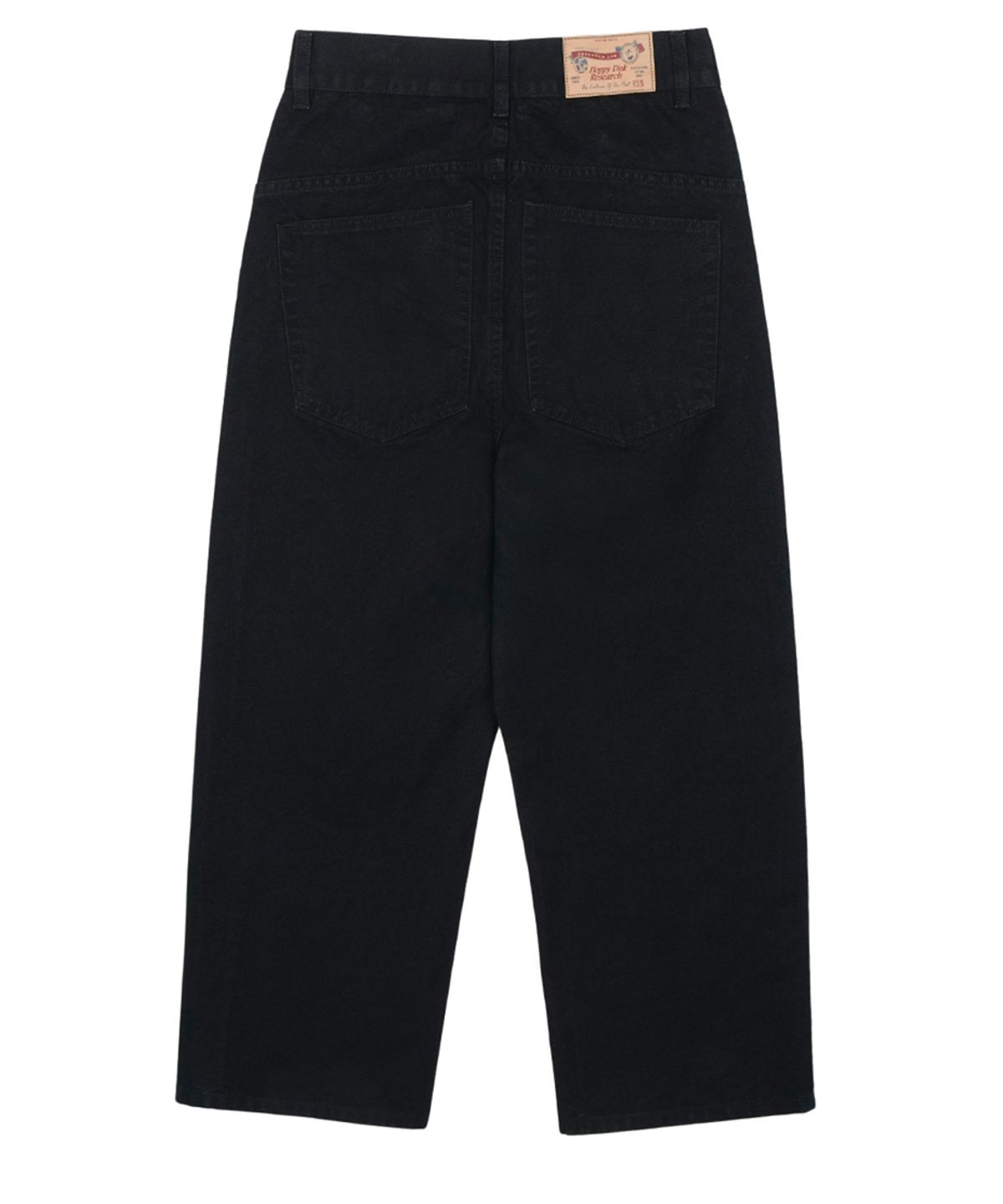 에프디알(FDR) Straight Fit Canvas Cotton Jeans Black