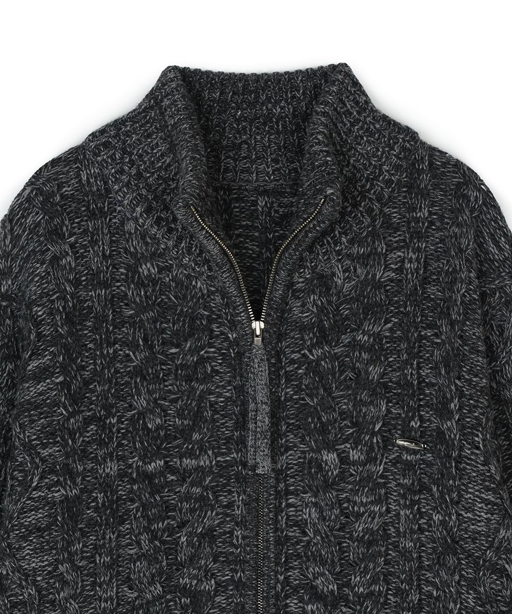 Zip-Through Cardigan(10 102：BLACK): | FRED PERRY JAPAN