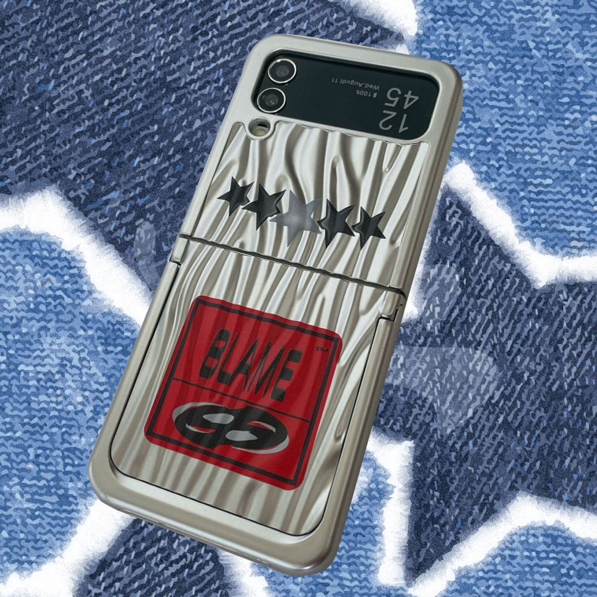 블레임 스튜디오(BLAMESTUDIO) Z-FLIP  Metal Pleated Case