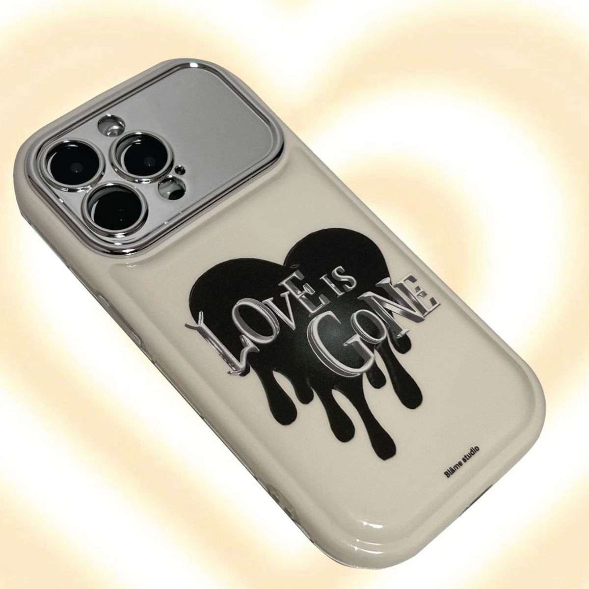 블레임 스튜디오(BLAMESTUDIO) Metal Latte heart case