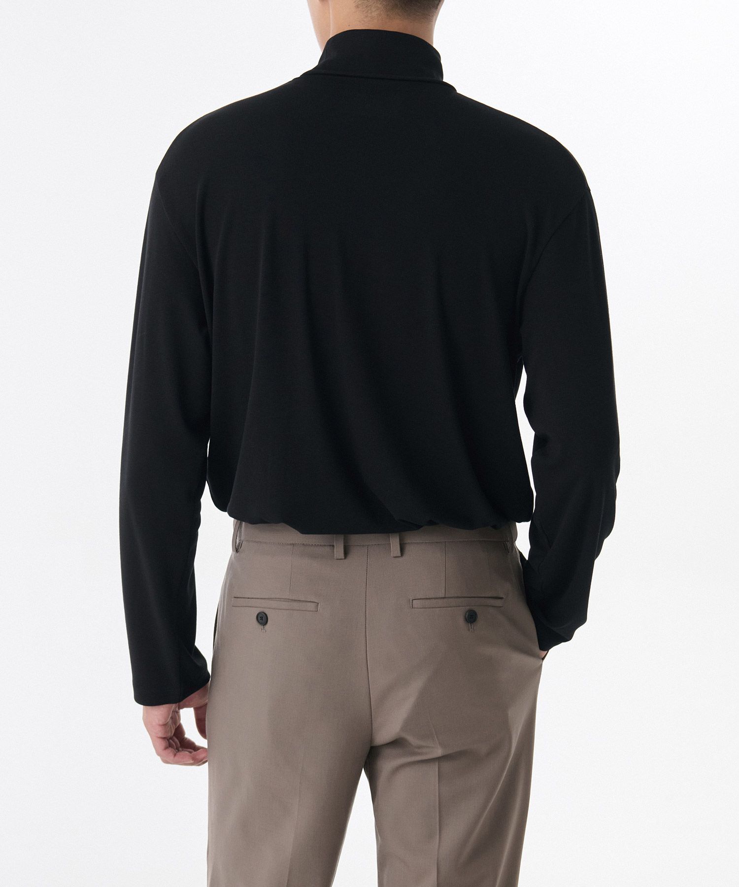 MUSINSA | MUSINSA STANDARD Relaxed Turtle Neck Long Sleeve