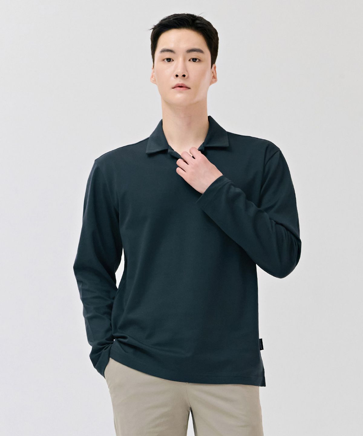 체이스컬트(CHASECULT) 남성 오픈넥 카라 티셔츠-DEZK5106B0G