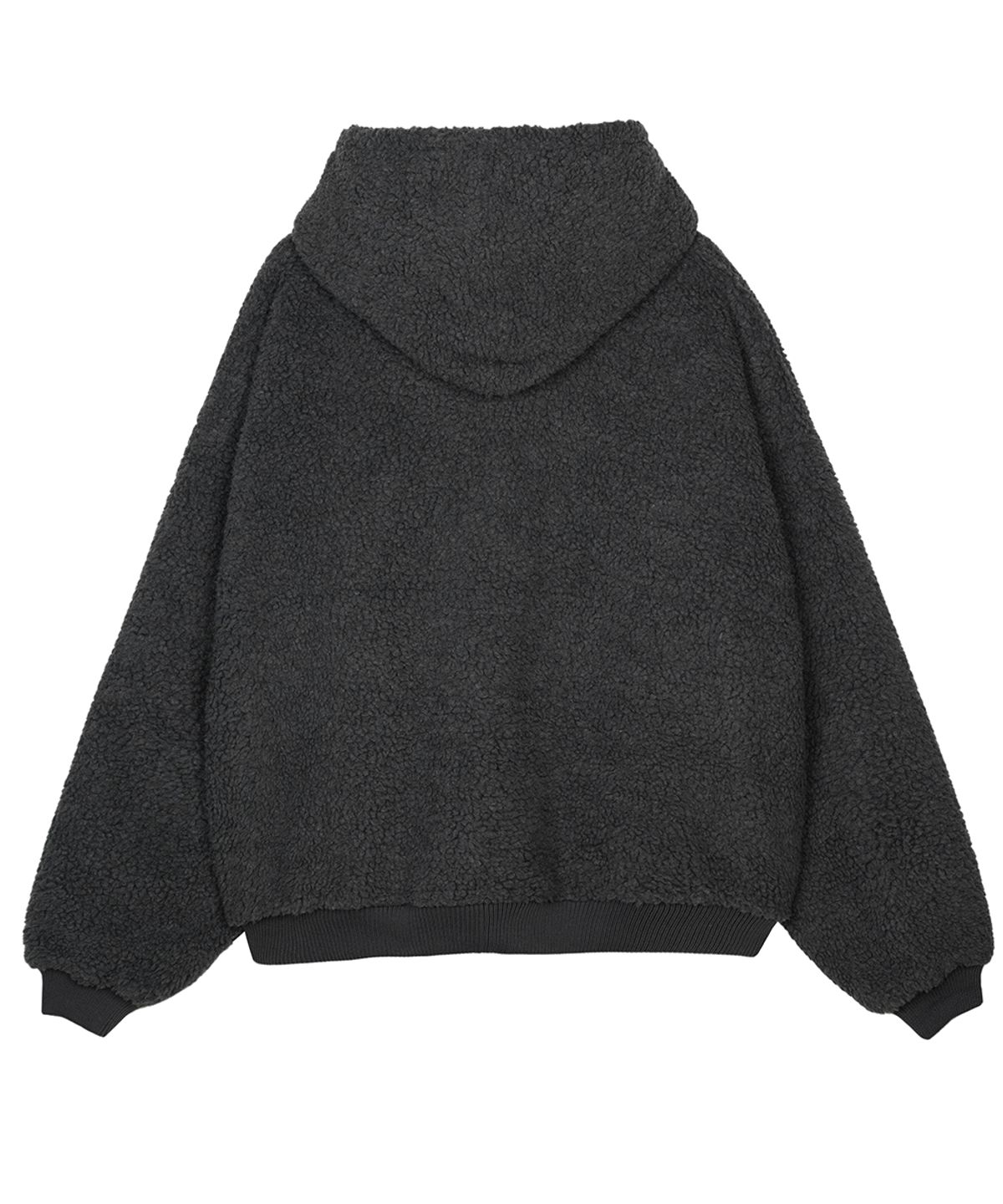 에프디알(FDR) Boa Over Hood Embo Quilting Jacket Charcoal