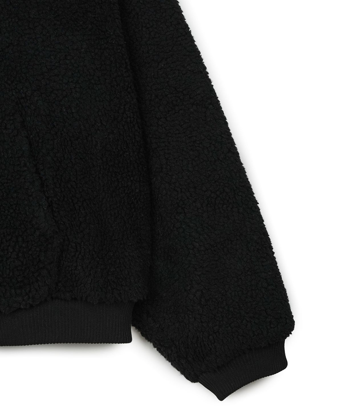 에프디알(FDR) Boa Over Hood Embo Quilting Jacket Black