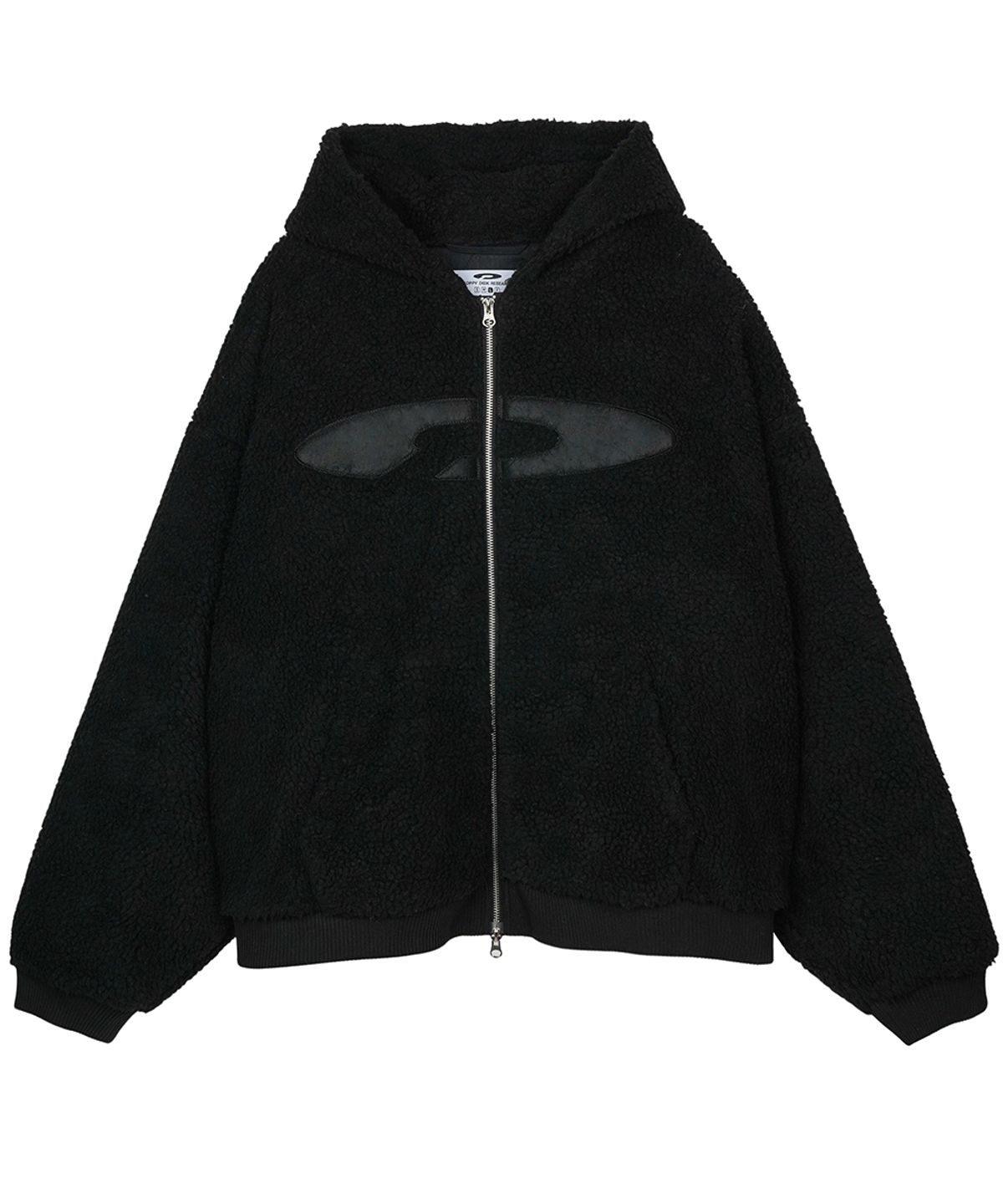 에프디알(FDR) Boa Over Hood Embo Quilting Jacket Black