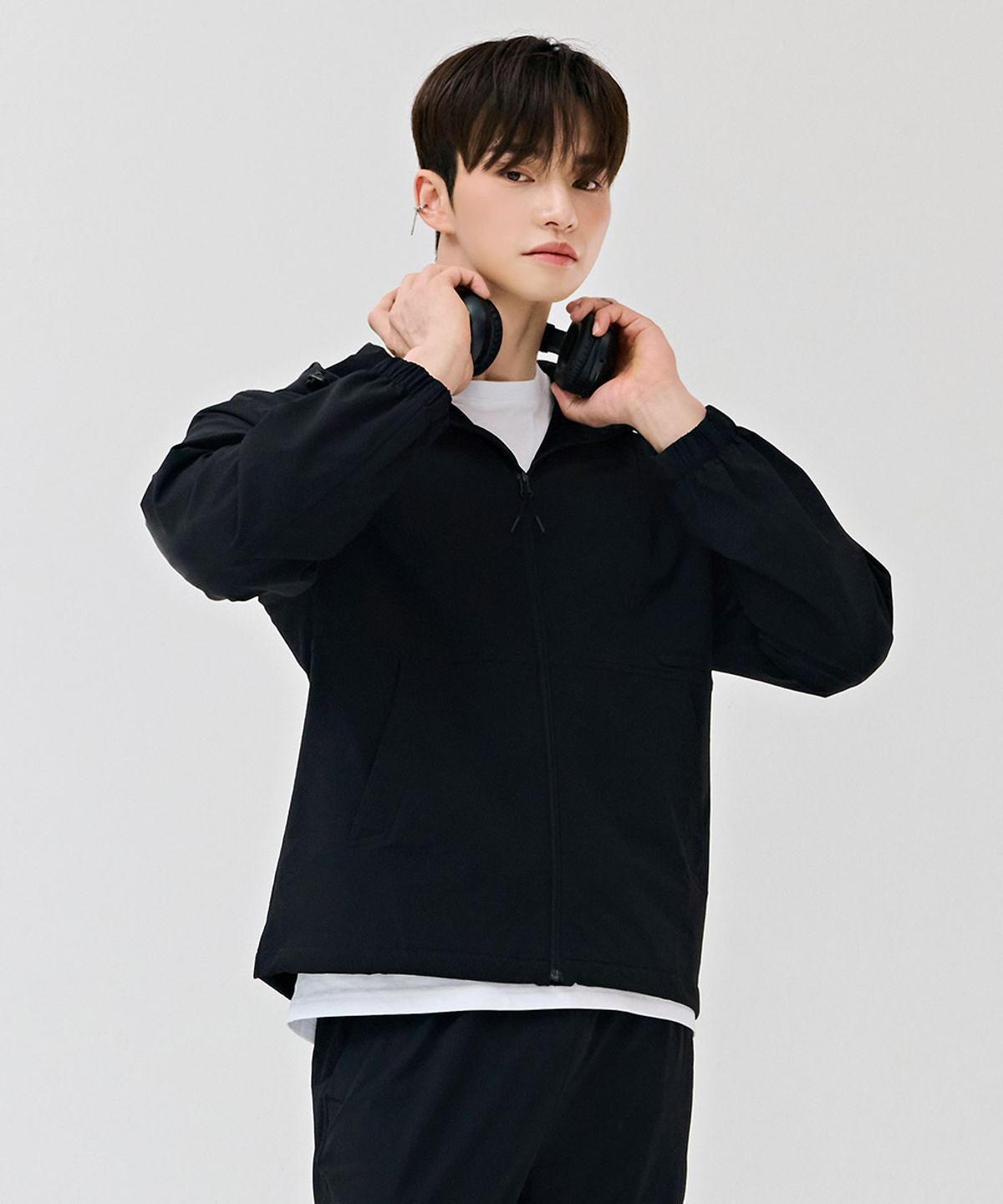 체이스컬트(CHASECULT) 남성 스트레치 후드 점퍼-DERK4119B03
