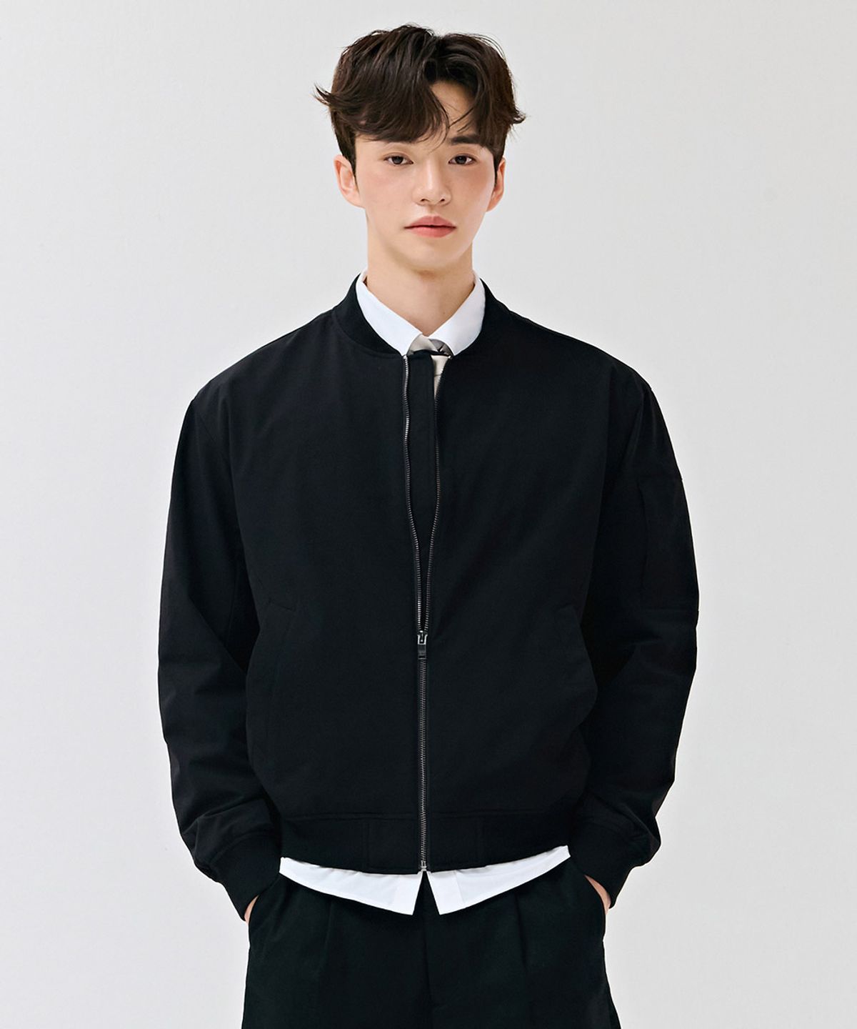 체이스컬트(CHASECULT) 공용 스트레치 항공 점퍼-DERU4112B03