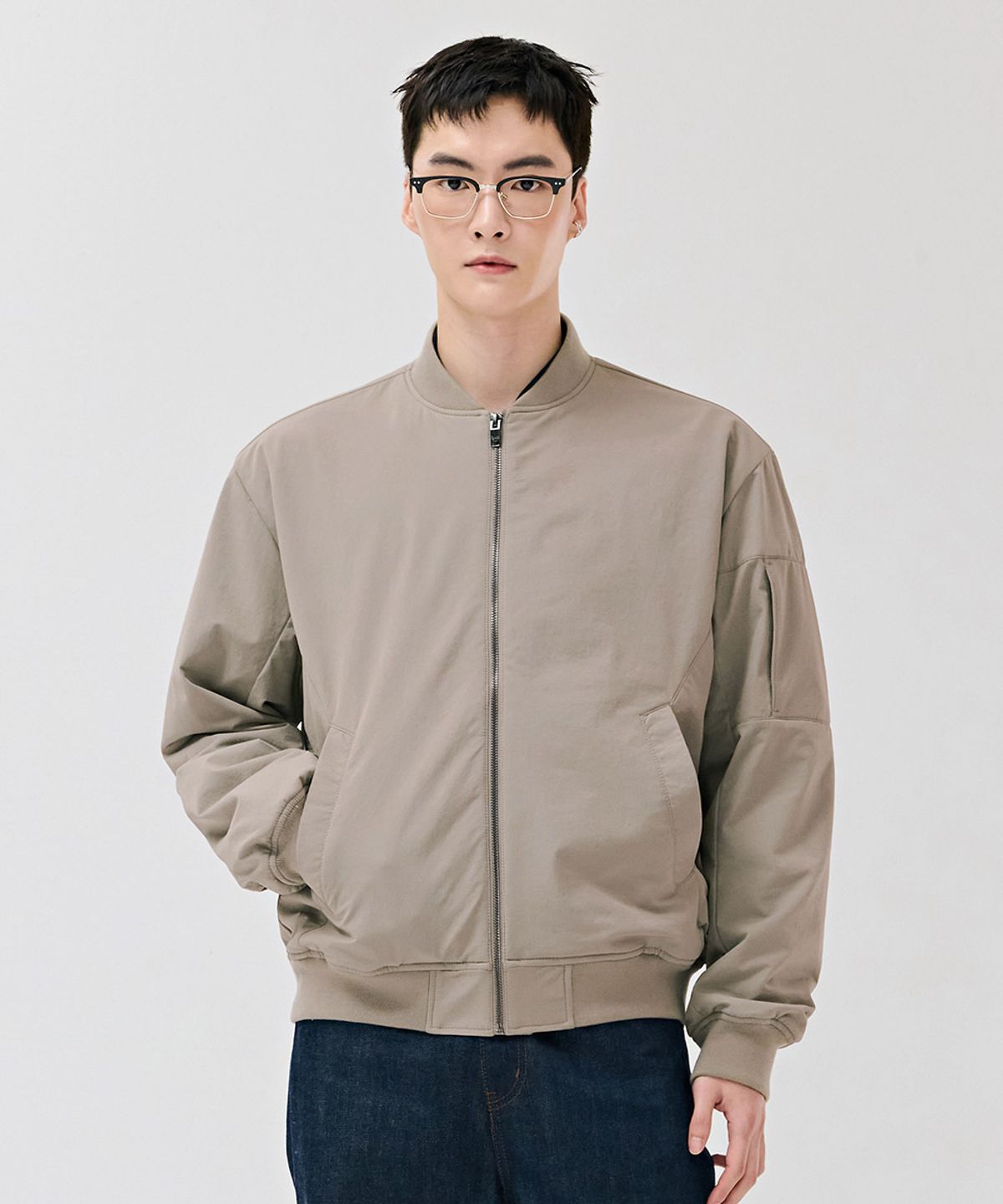 체이스컬트(CHASECULT) 공용 스트레치 항공 점퍼-DERU4112B0X