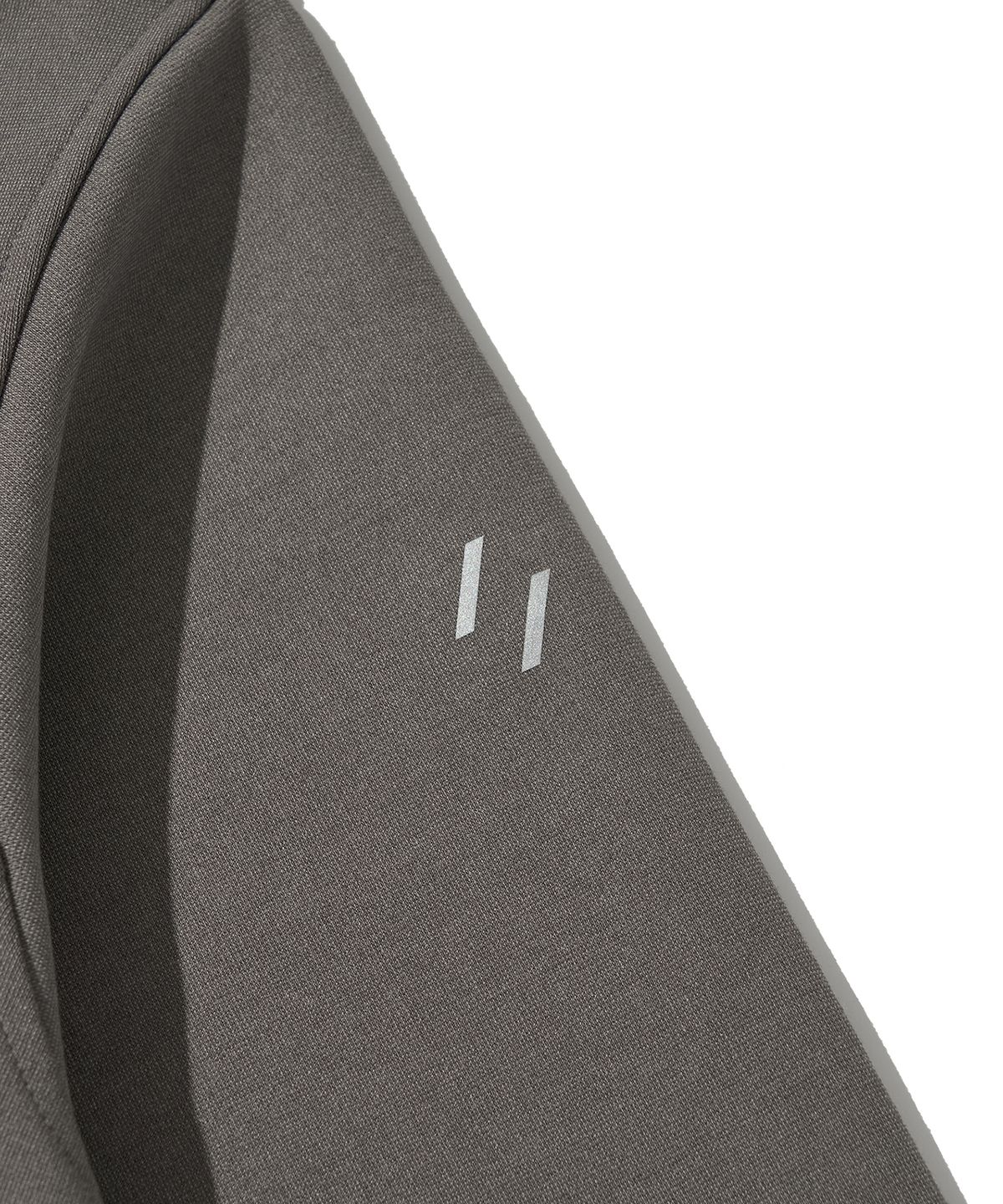 웰터 익스페리먼트(WELTER EXPERIMENT) DOUBLE HALF ZIP SWEATSHIRT_GRAY_WOL091