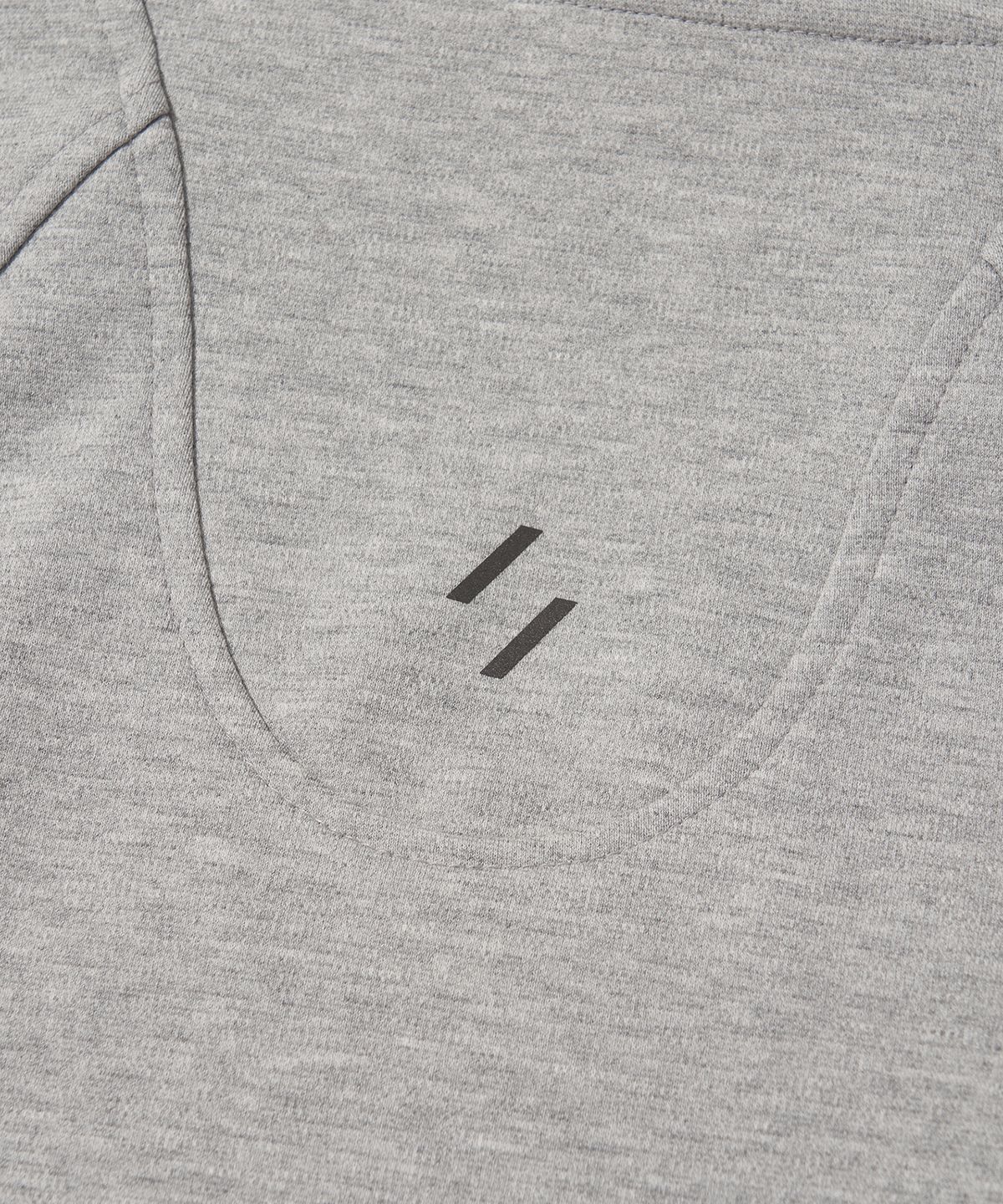 웰터 익스페리먼트(WELTER EXPERIMENT) DOUBLE HALF ZIP SWEATSHIRT_MELANGE_WOL092
