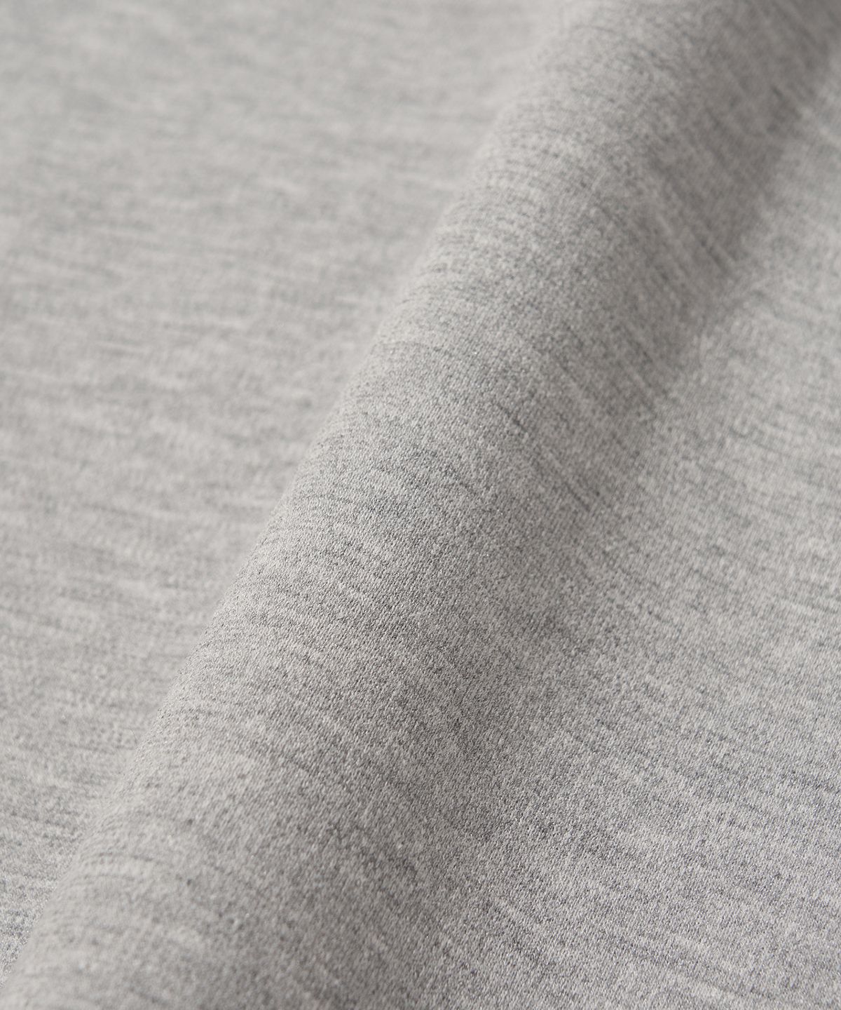 웰터 익스페리먼트(WELTER EXPERIMENT) DOUBLE HALF ZIP SWEATSHIRT_MELANGE_WOL092