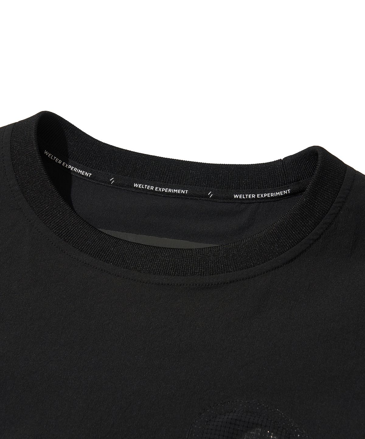 웰터 익스페리먼트(WELTER EXPERIMENT) BREATHABLE LONG SLEEVE PULLOVER_BLACK_WLT032