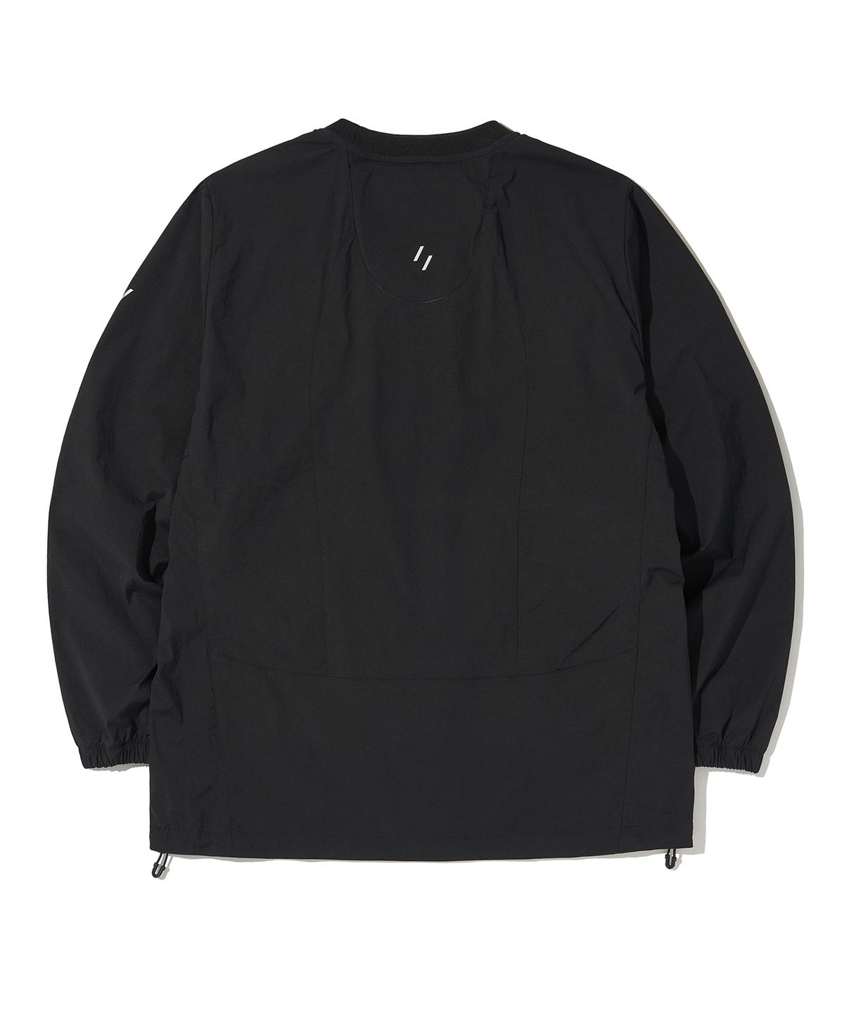 웰터 익스페리먼트(WELTER EXPERIMENT) ATTABAD STRETCH WINDBREAK PULLOVER_BLACK_WLT030
