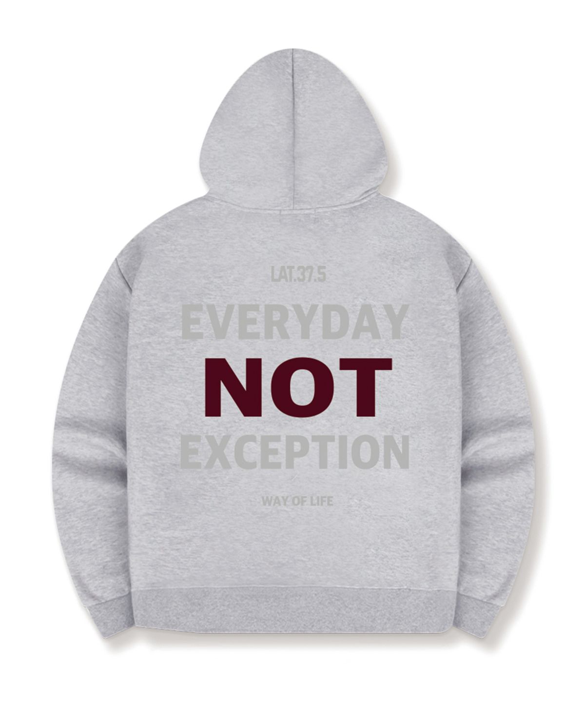 베이직라벨(BASIC LABEL) No Exception Oversized Hoodie 5 Color [BLBI_2002]