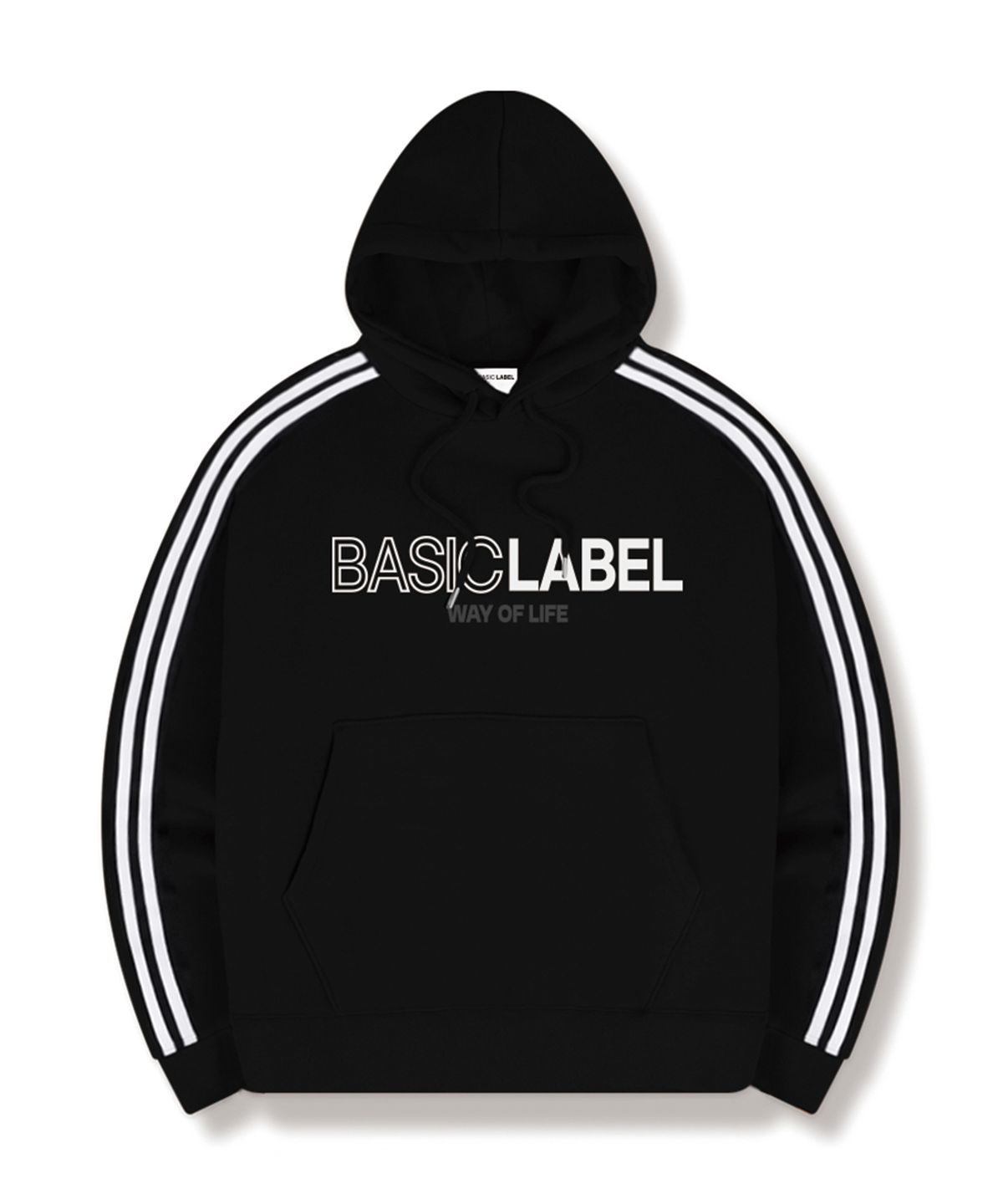 베이직라벨(BASIC LABEL) Only Way Track Oversized Hoodie 4 Color [BLBI_6502]