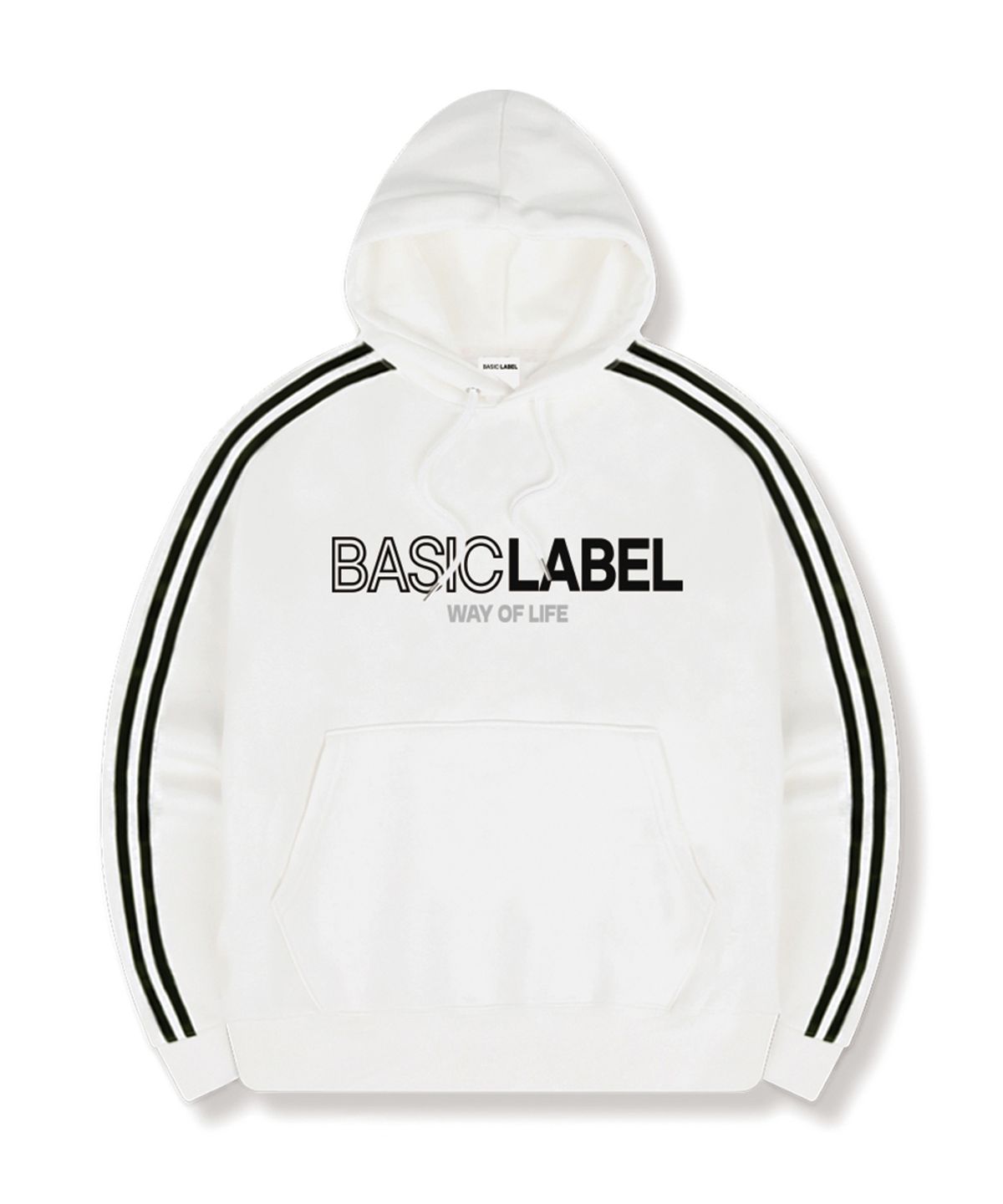 베이직라벨(BASIC LABEL) Only Way Track Oversized Hoodie 4 Color [BLBI_6502]