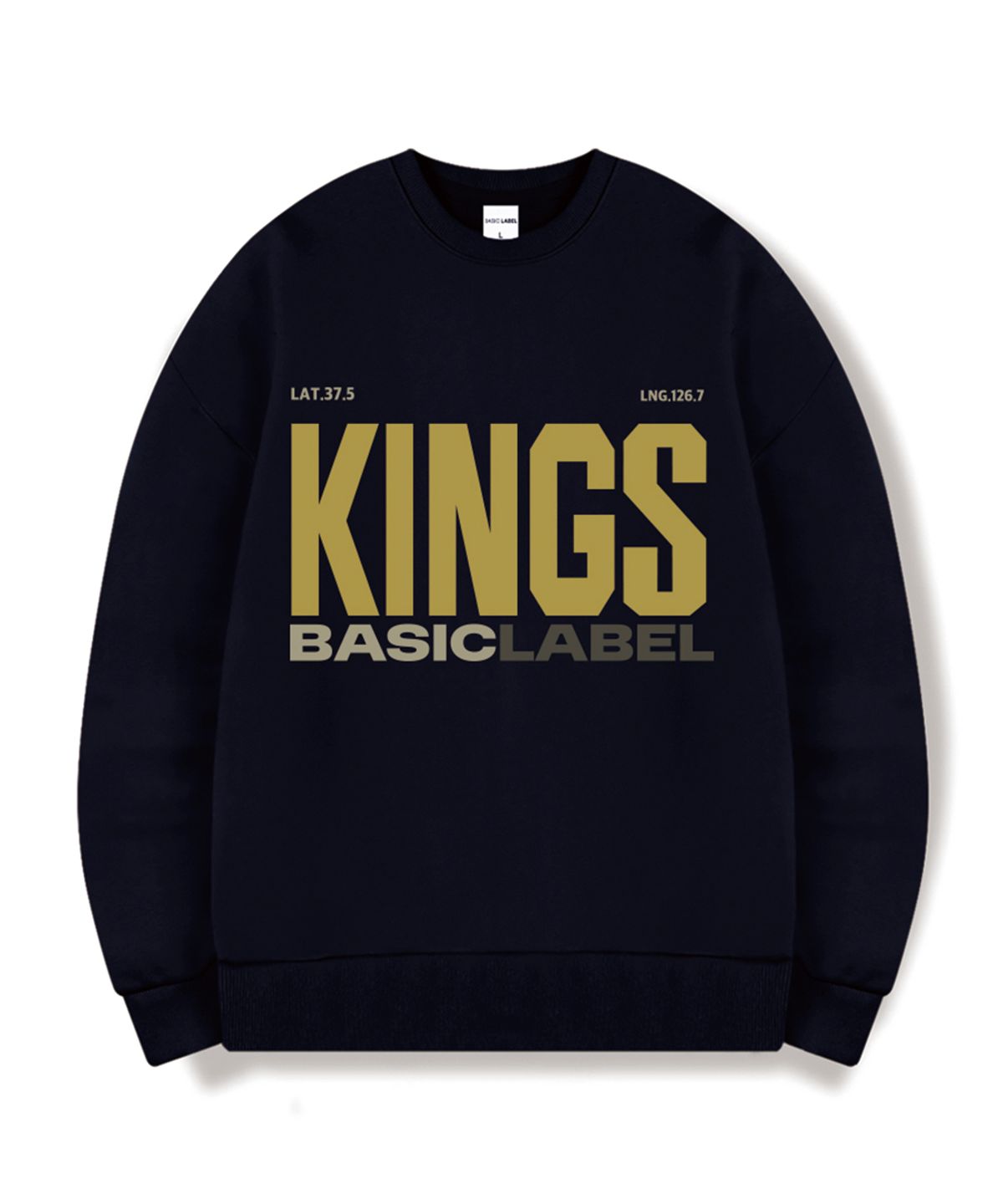 베이직라벨(BASIC LABEL) Kings Of Oversized Sweatshirt 6 Color [BLBM_1003]