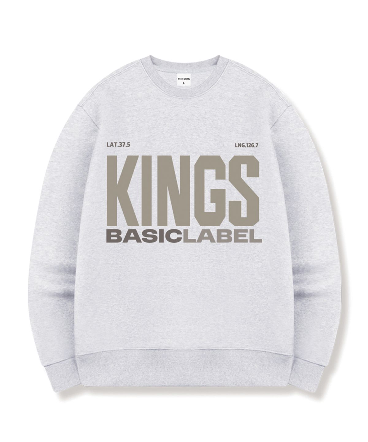 베이직라벨(BASIC LABEL) Kings Of Oversized Sweatshirt 6 Color [BLBM_1003]