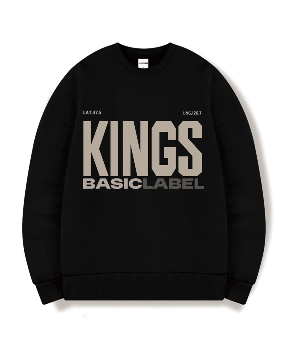 베이직라벨(BASIC LABEL) Kings Of Oversized Sweatshirt 6 Color [BLBM_1003]