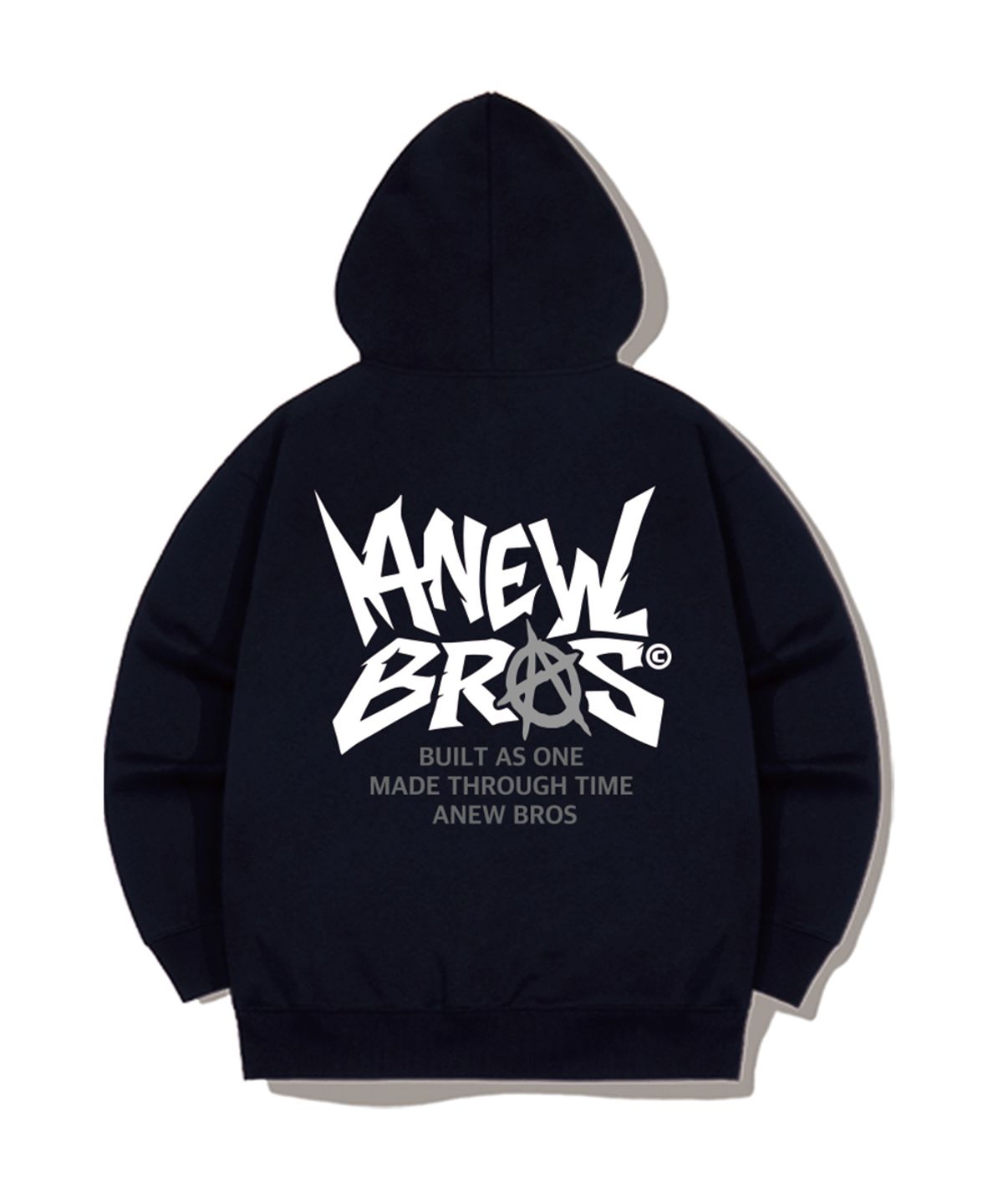 어뉴브로스(ANEWBROS) 스탠스페스트 2WAY 오버핏 후드집업 3 Color [ANBH_9002]