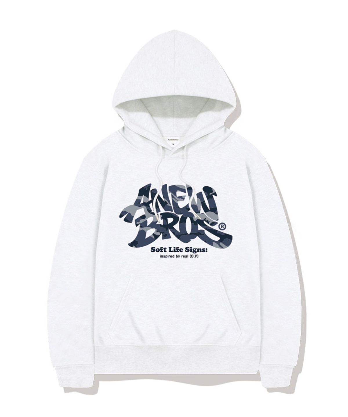 어뉴브로스(ANEWBROS) 카모스트리트 오버핏 후드티셔츠 5 Color [ANBI_9005]