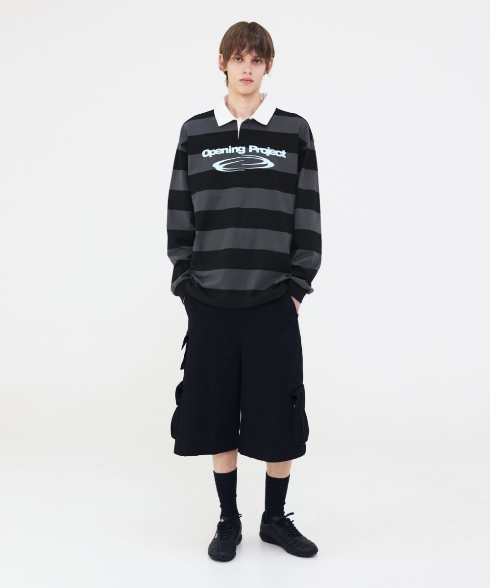 ●OPENING PROJECT●IDENTITY STRIPE COLLAR T SHIRT 男女 人気 MUSINSA公式 | OPENING PROJECT Identity Stripe Collar T Shirt