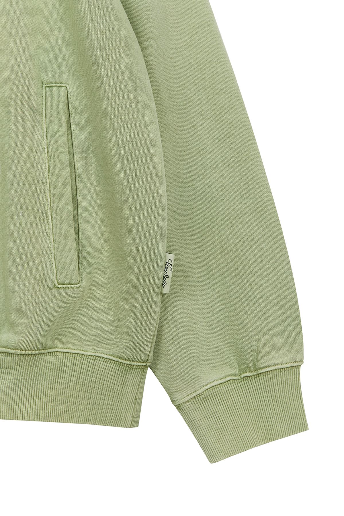 비바스튜디오(VIVASTUDIO) BASIC SYMBOL LOGO HOODIE [LIGHT GREEN]