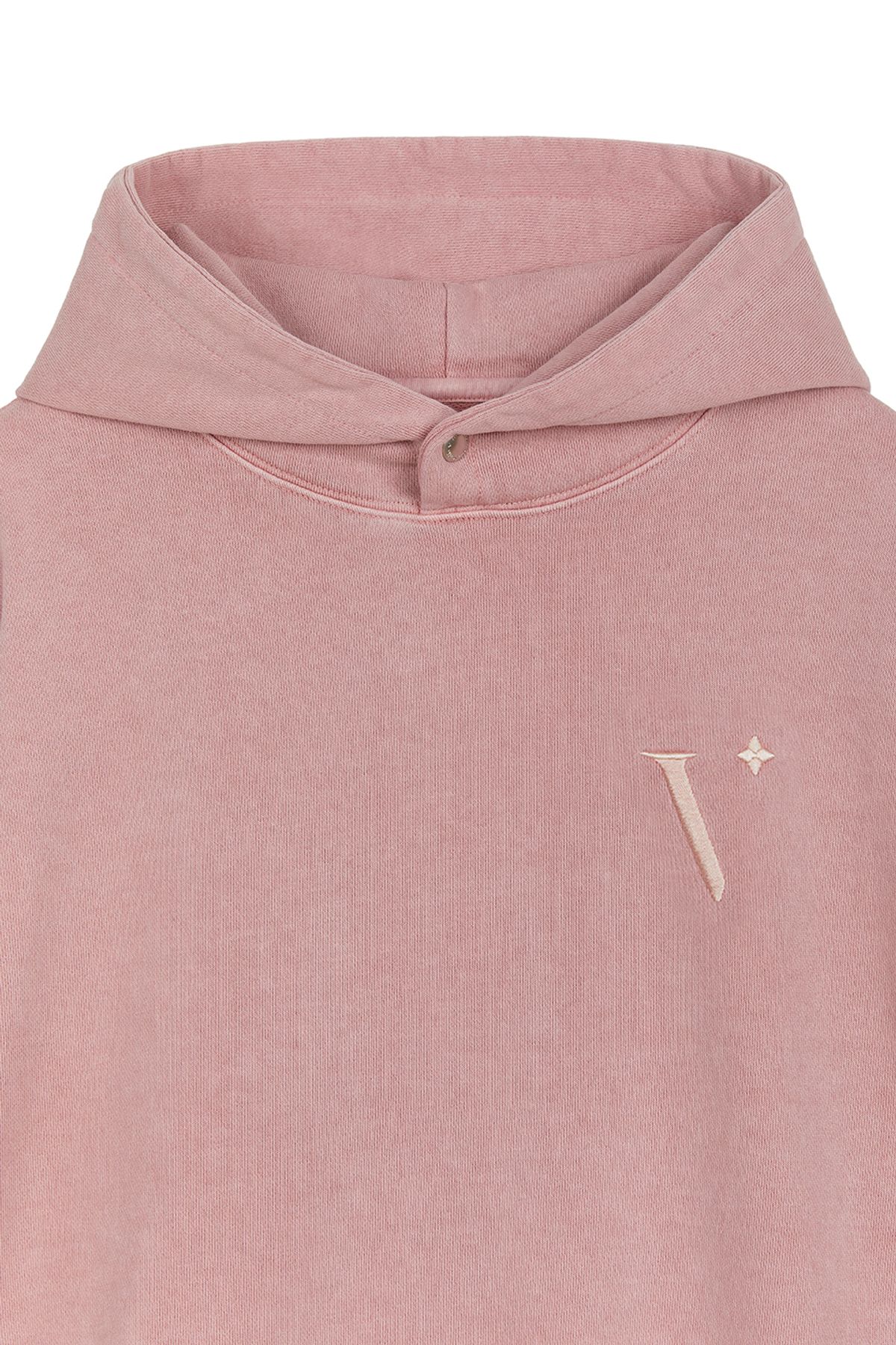 비바스튜디오(VIVASTUDIO) BASIC SYMBOL LOGO HOODIE [PINK]