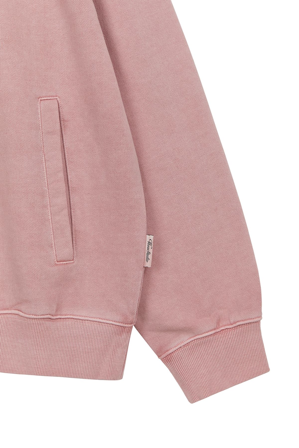 비바스튜디오(VIVASTUDIO) BASIC SYMBOL LOGO HOODIE [PINK]