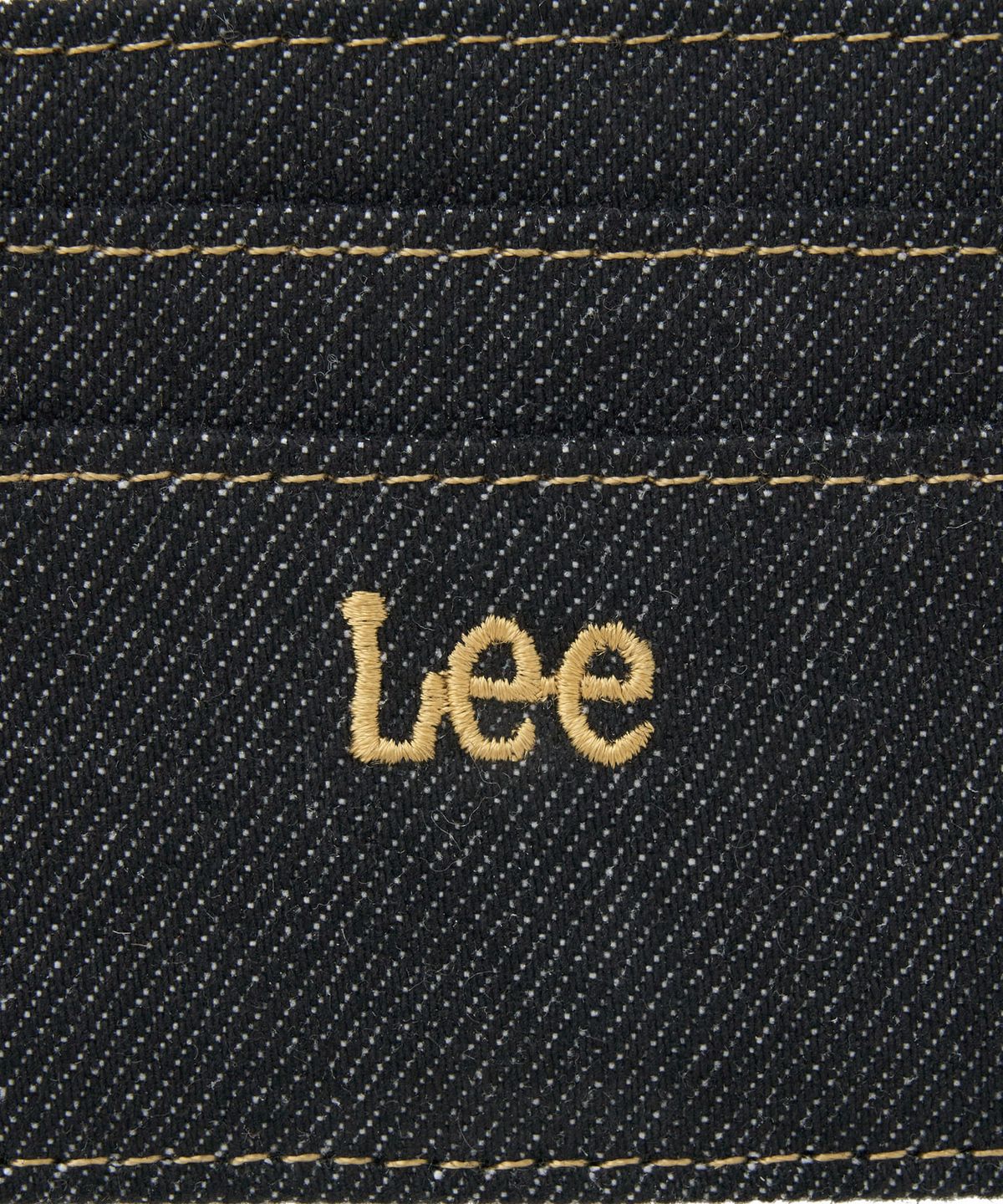 리(LEE) 데님 카드 홀더 블랙 로우