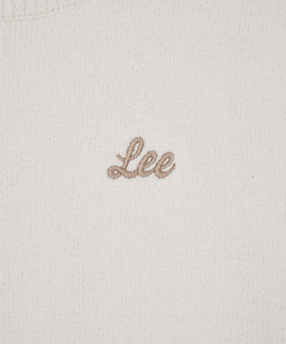 리(LEE) 우먼 라운드 니트 아이보리