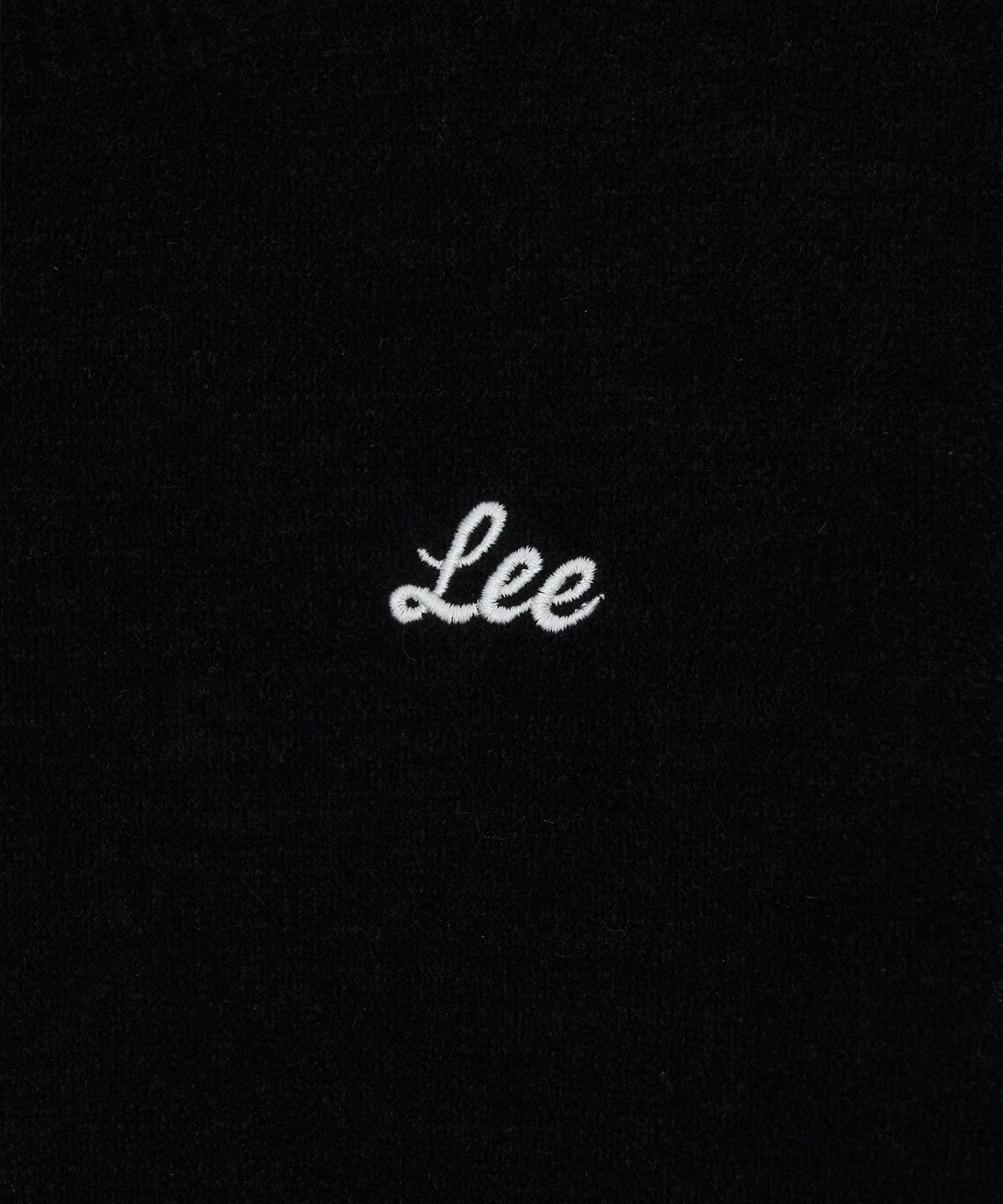 리(LEE) 우먼 라운드 니트 블랙