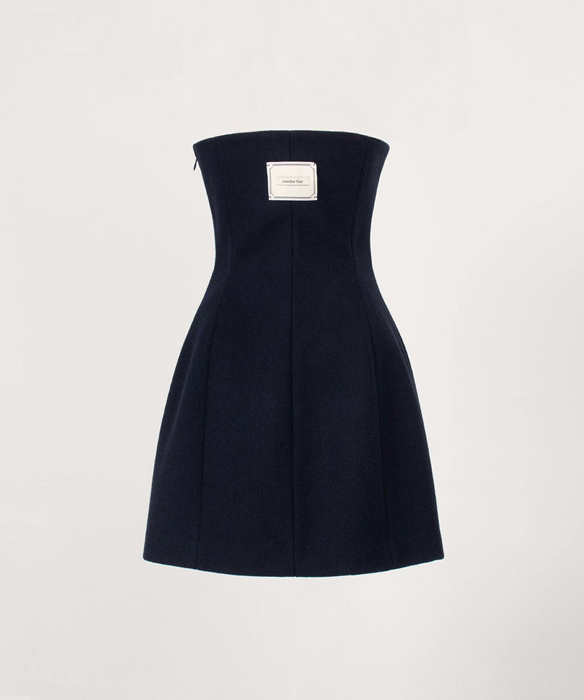 오버듀플레어(OVERDUEFLAIR) VOLUME TUBE DRESS_NAVY