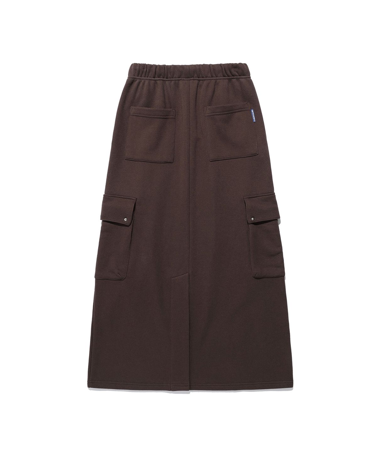 이스트쿤스트(ISTKUNST) MAXI CARGO SWEAT SKIRT_BROWN(IK2EFFPA02A)