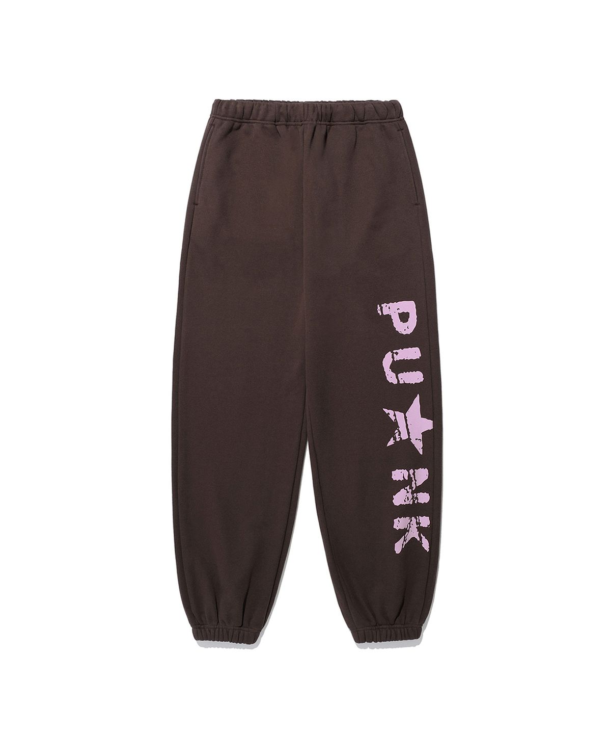 이스트쿤스트(ISTKUNST) 99 PUNK SWEATPANTS_BROWN(IK2EFMPA00A)