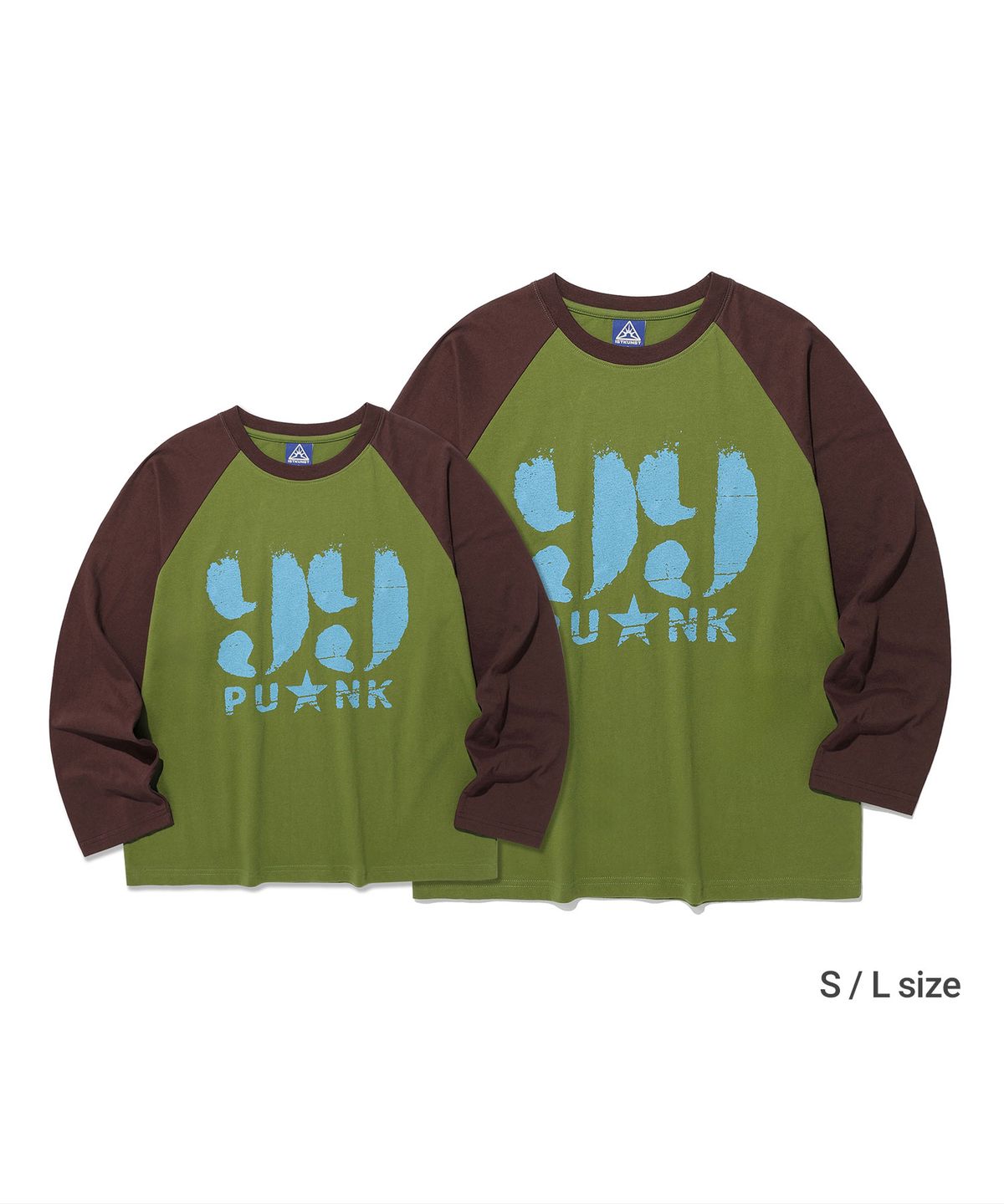 이스트쿤스트(ISTKUNST) 99 PUNK RAGLAN LS TEE_OLIVE(IK2EFMT553A) - 사이즈 & 후기 | 무신사