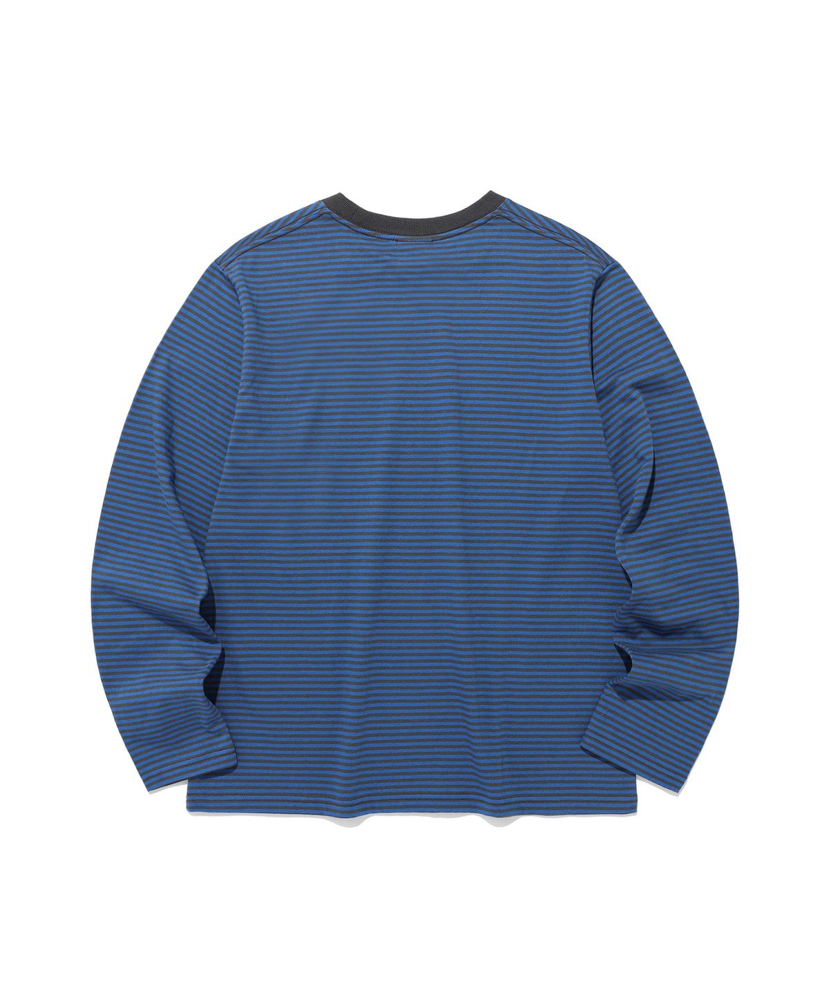 이스트쿤스트(ISTKUNST) LOVE IS STRIPE LS TEE_BLUE(IK2EFMT552A)