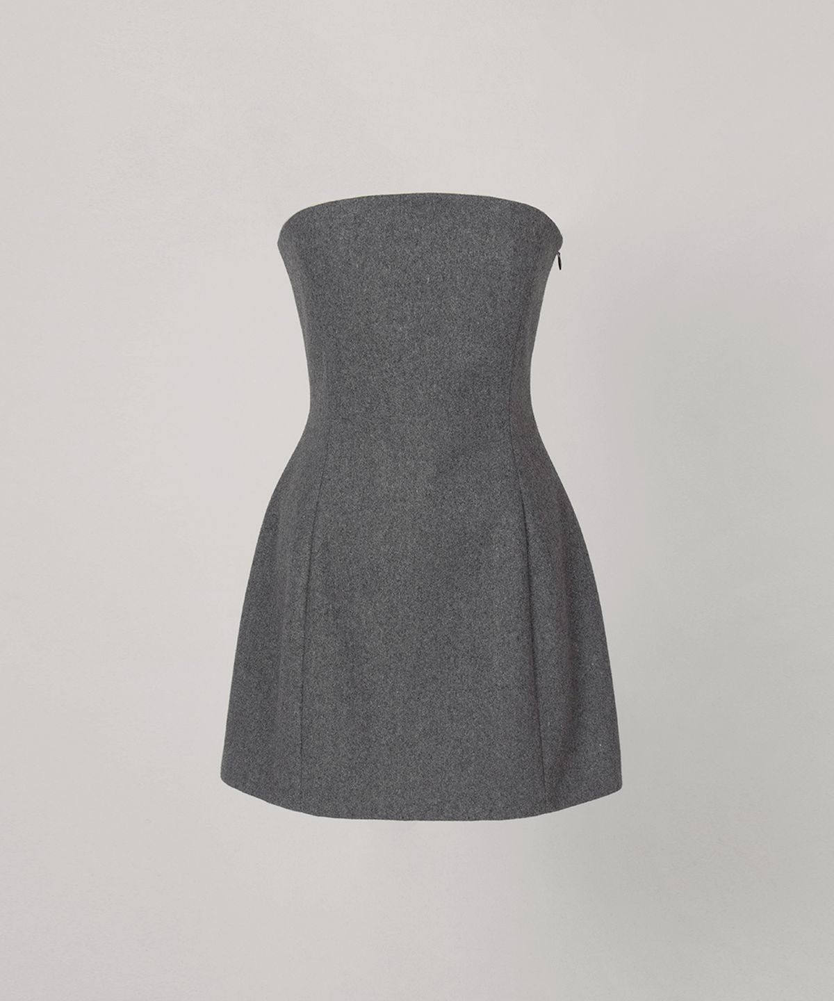 오버듀플레어(OVERDUEFLAIR) VOLUME TUBE DRESS_GRAY