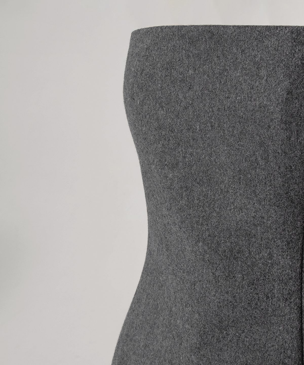 오버듀플레어(OVERDUEFLAIR) VOLUME TUBE DRESS_GRAY