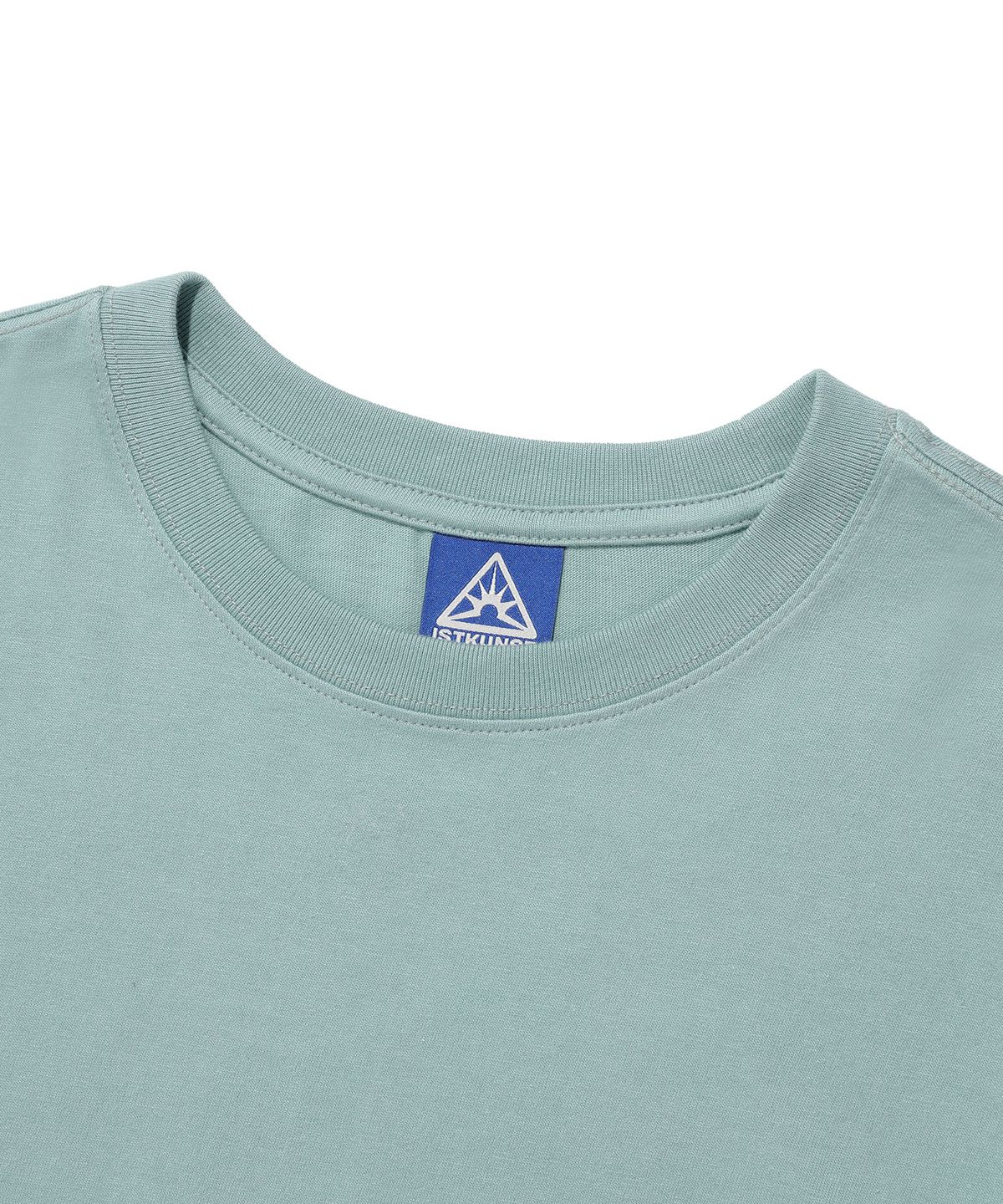 이스트쿤스트(ISTKUNST) IK TAG LOGO LS TEE_BLUE(IK2EFMT551A)