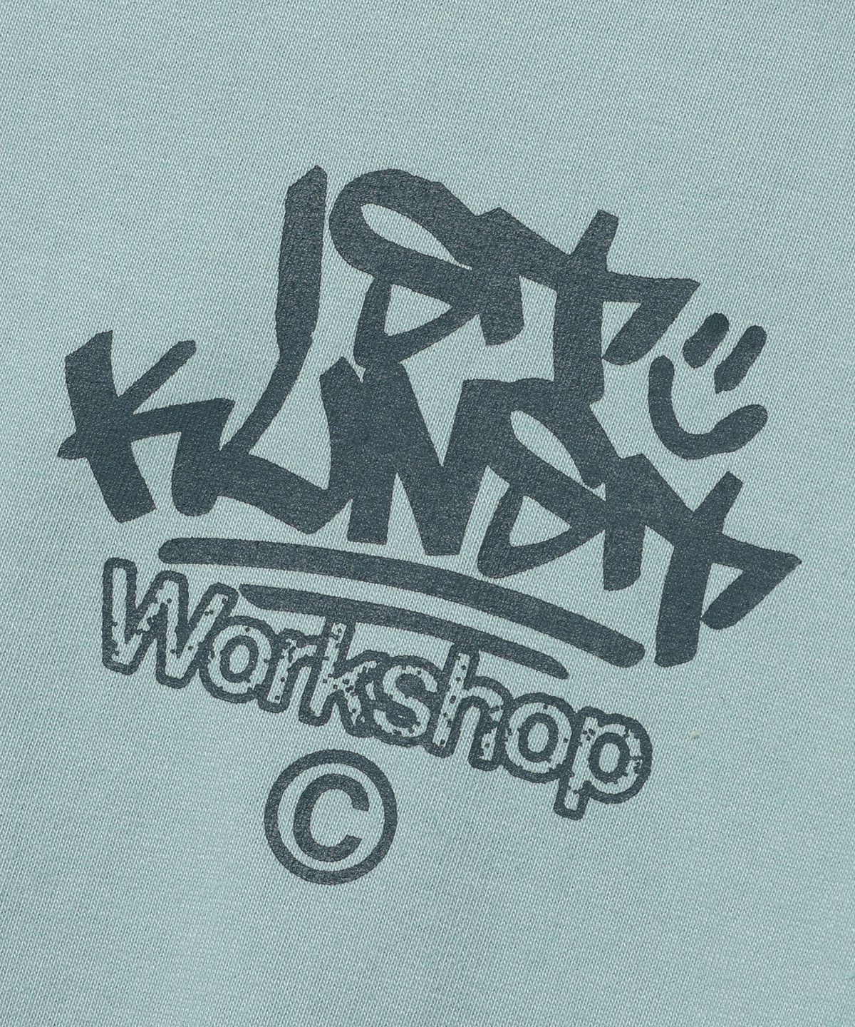 이스트쿤스트(ISTKUNST) IK TAG LOGO LS TEE_BLUE(IK2EFMT551A)