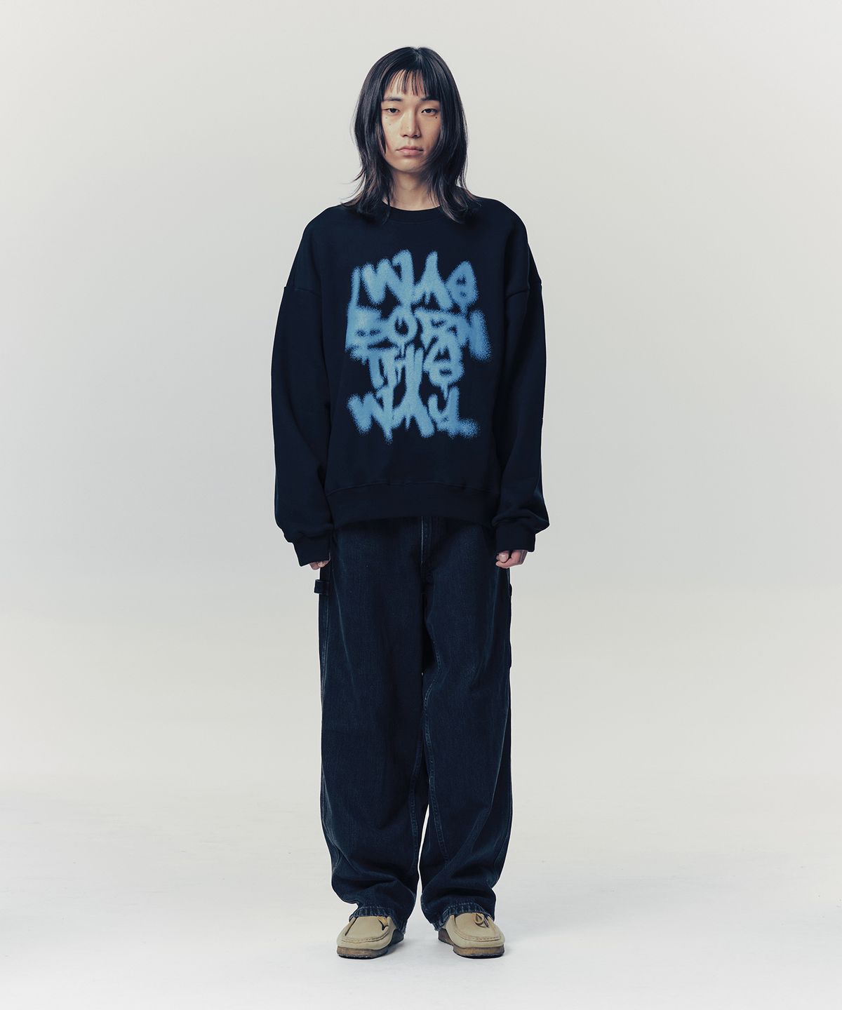 이스트쿤스트(ISTKUNST) BORN THIS WAY SWEATSHIRTS_BLACK(IK2EFMM444A)